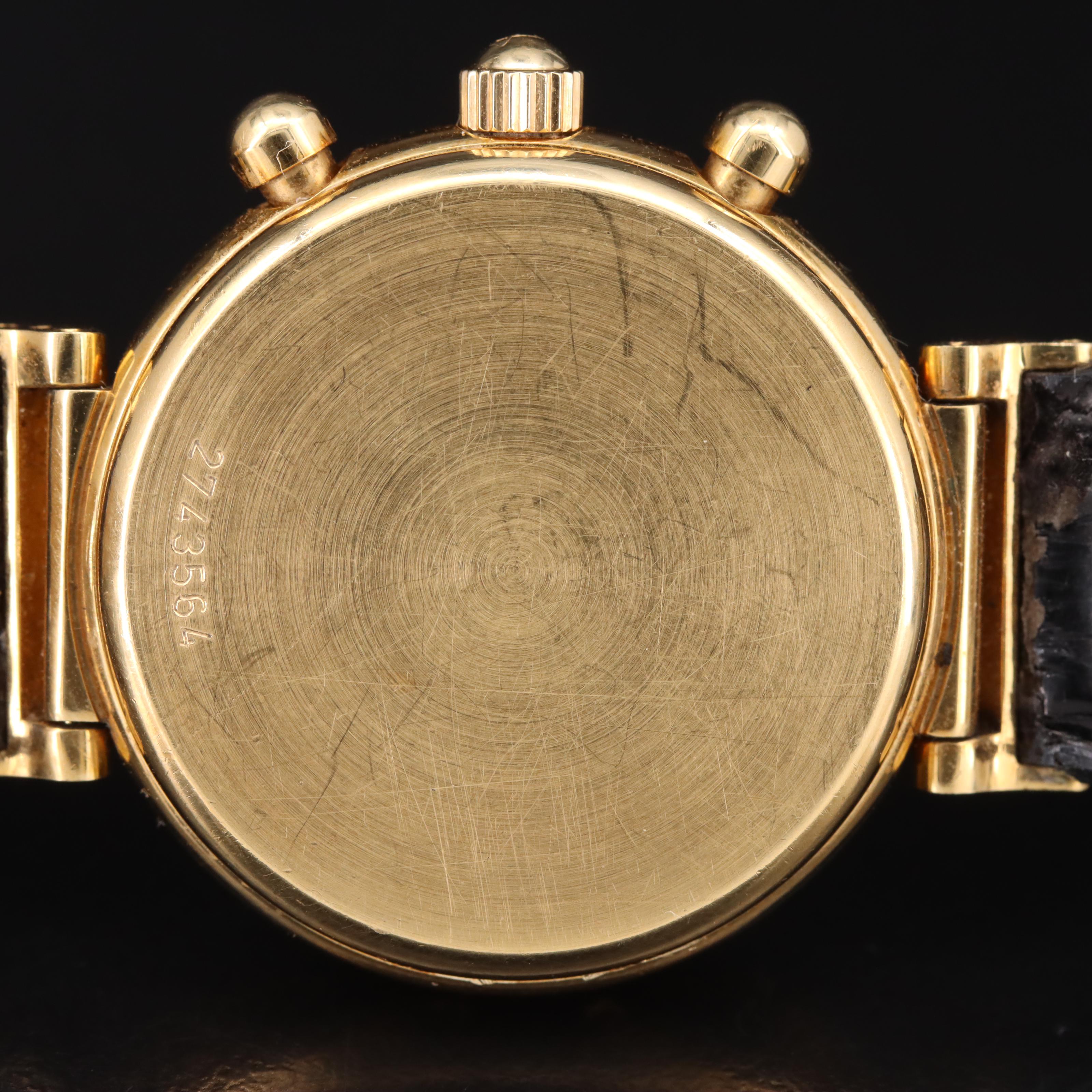 18K I.W.C. Schaffhausen Da Vinci Moonphase Chronograph Watch