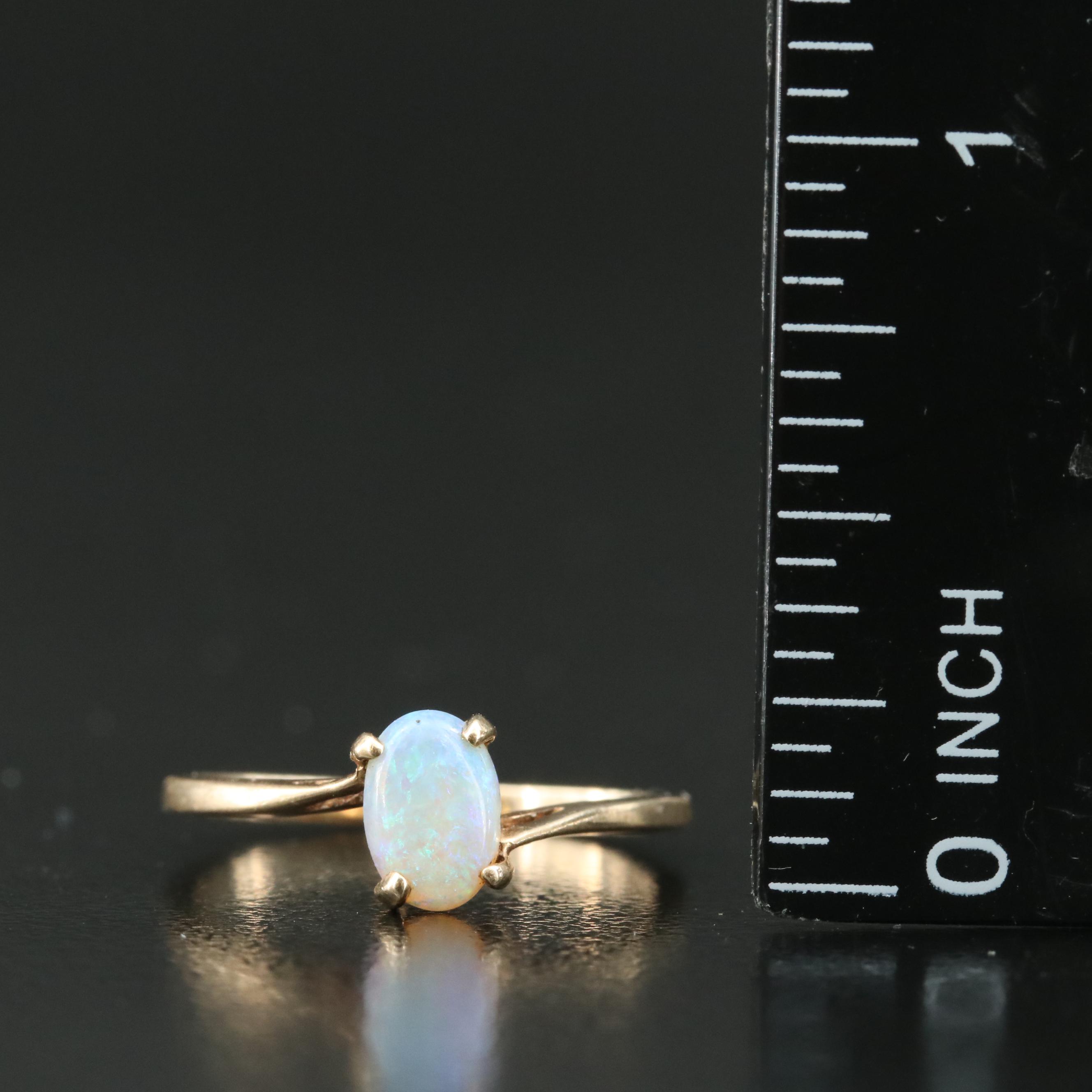 10K Opal Ring