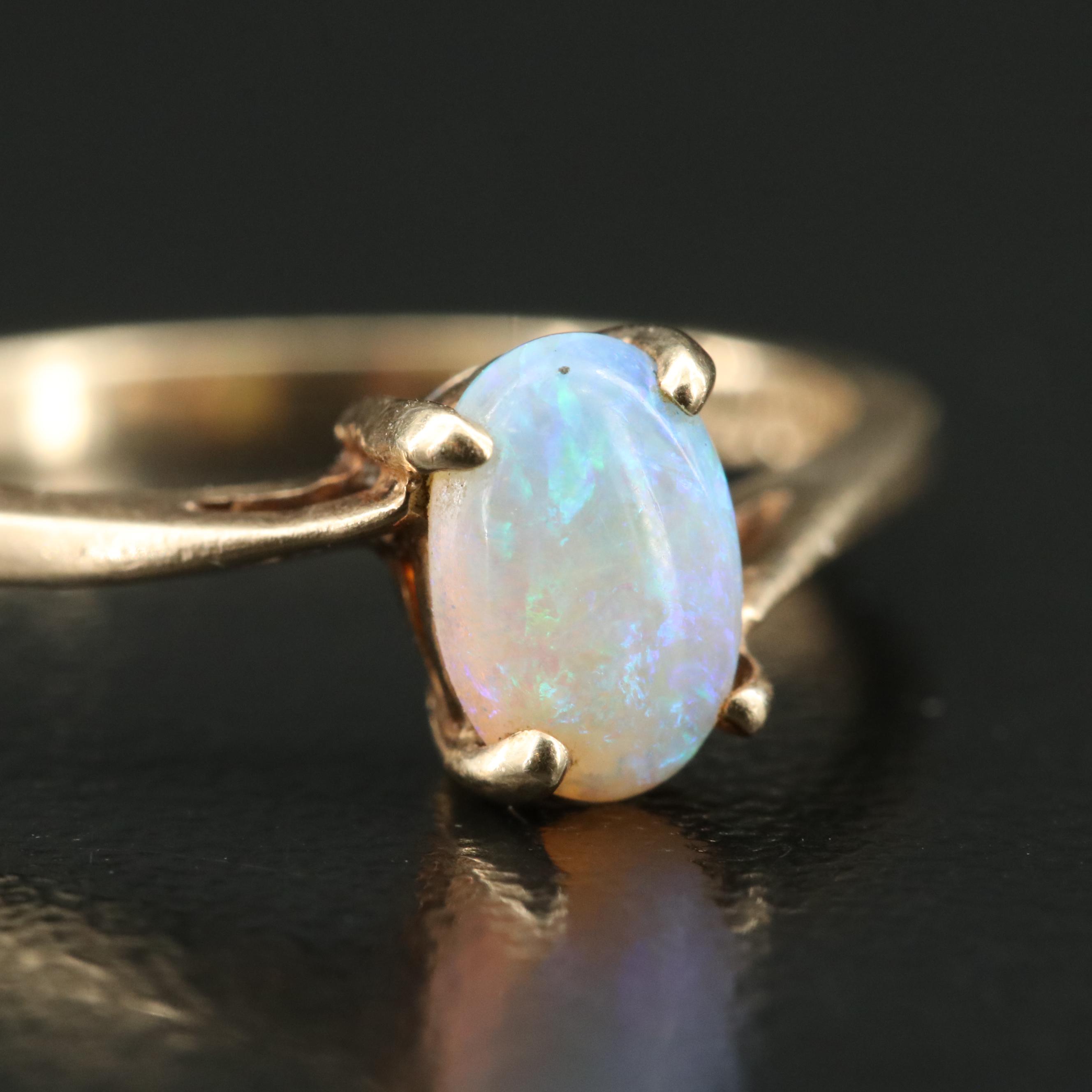 10K Opal Ring