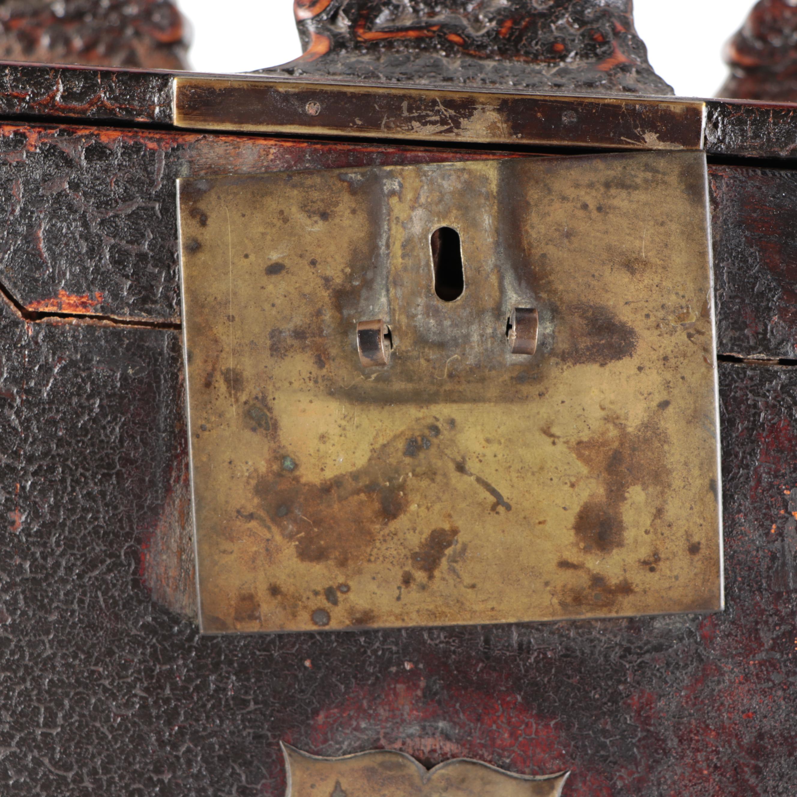 Chinese  Wooden Collectors Box or Specimen Case