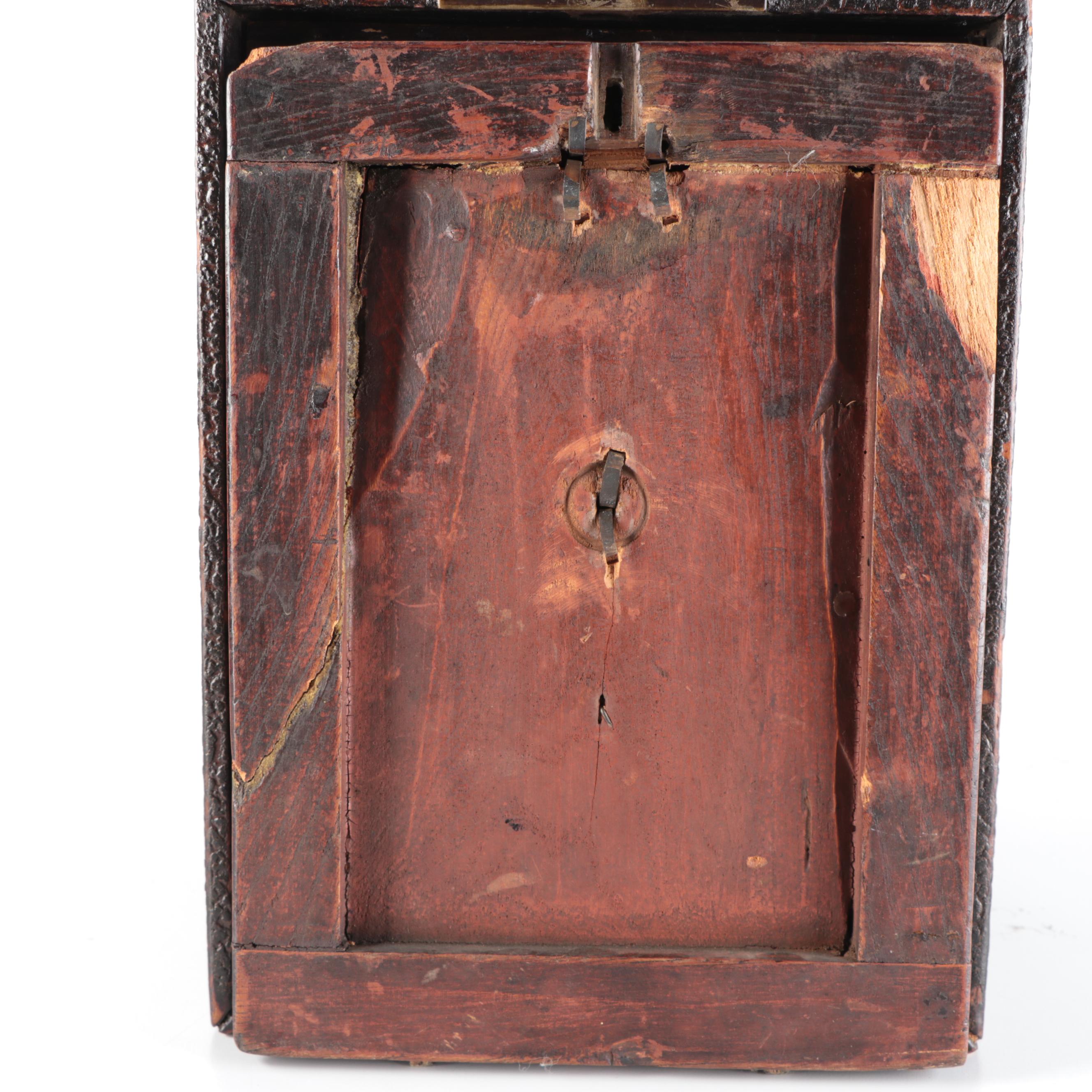 Chinese  Wooden Collectors Box or Specimen Case