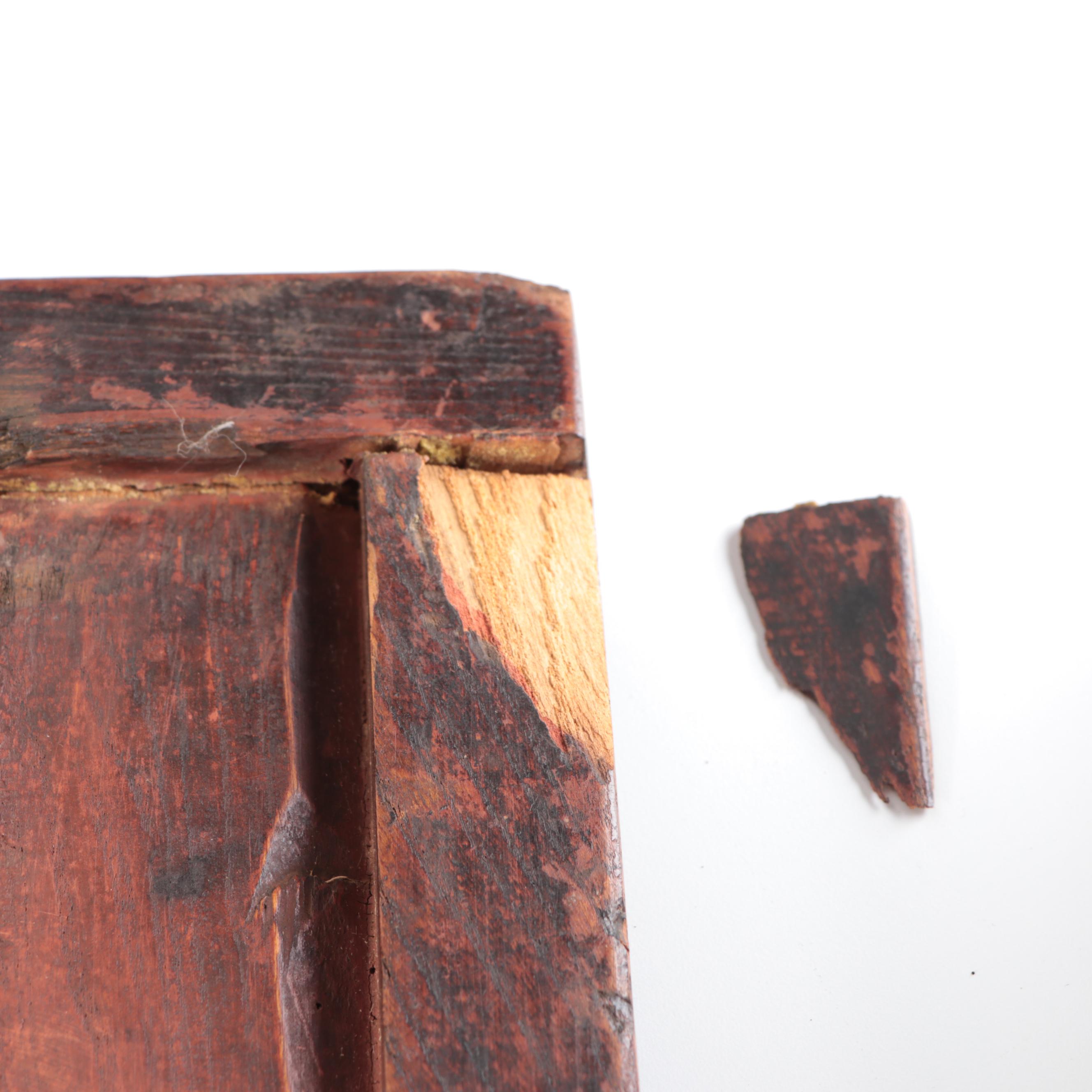 Chinese  Wooden Collectors Box or Specimen Case