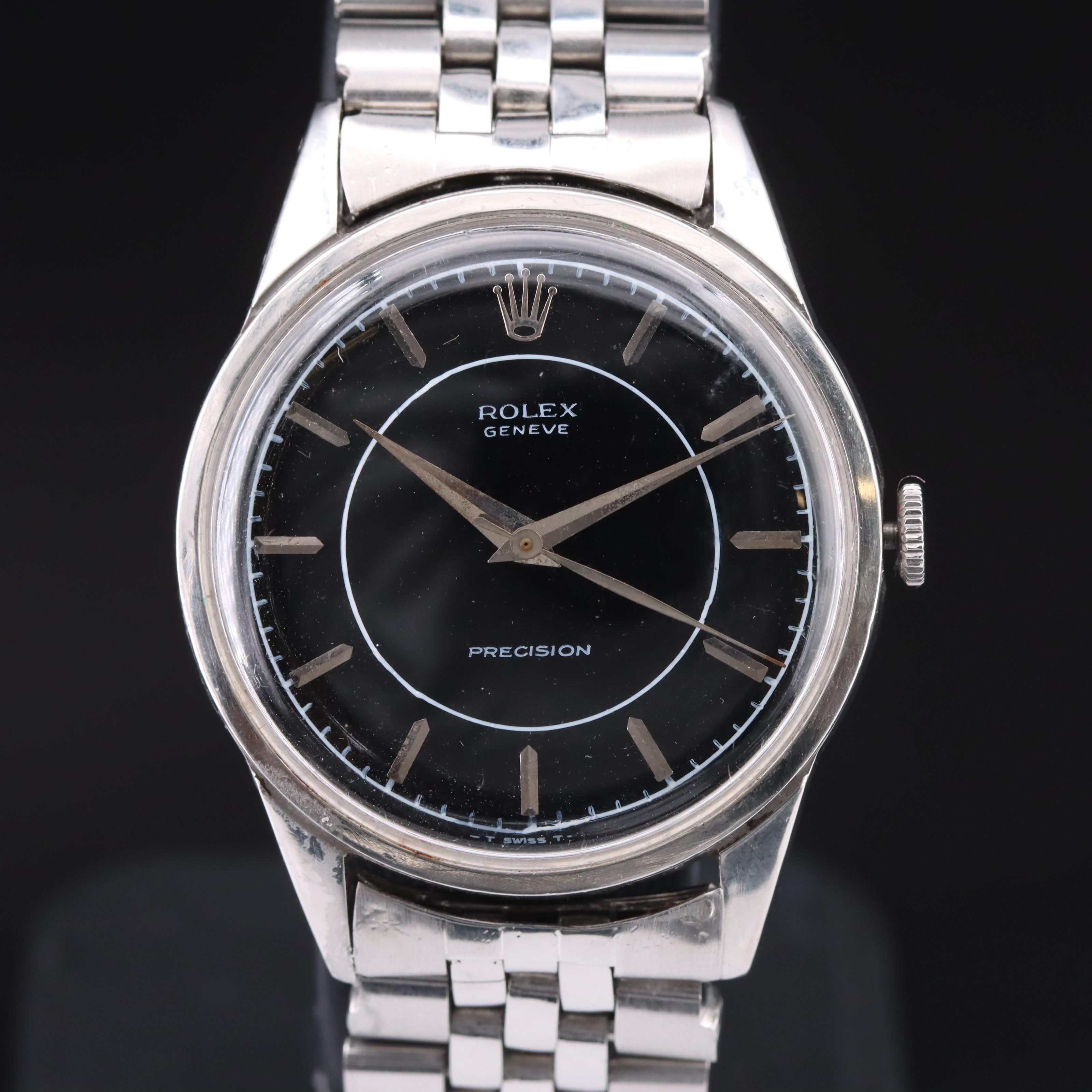 Vintage Rolex Precision Manual Wind Watch