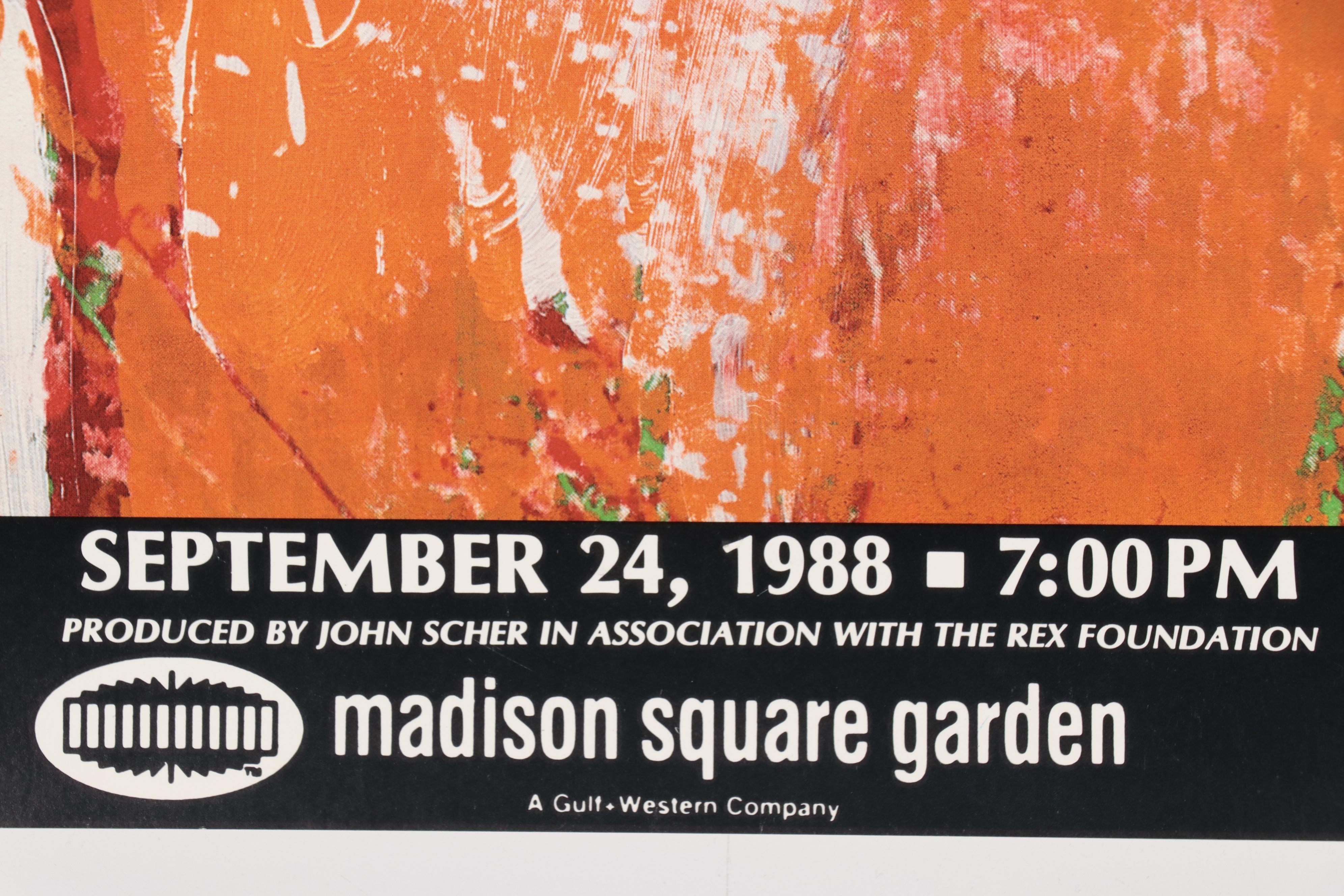 Grateful Dead Offset Lithograph Poster "Benefit Performance for the Rainforest"