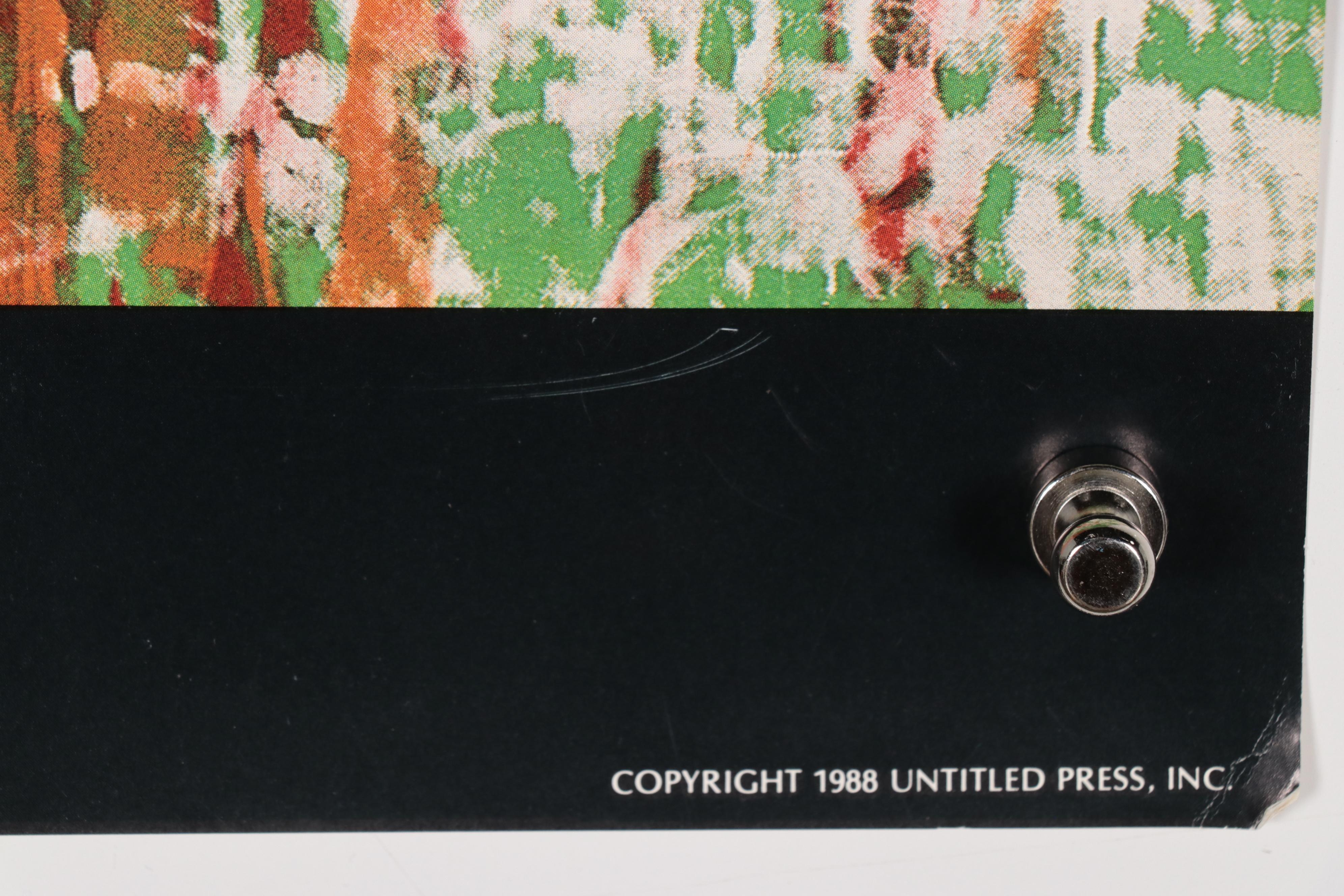 Grateful Dead Offset Lithograph Poster "Benefit Performance for the Rainforest"