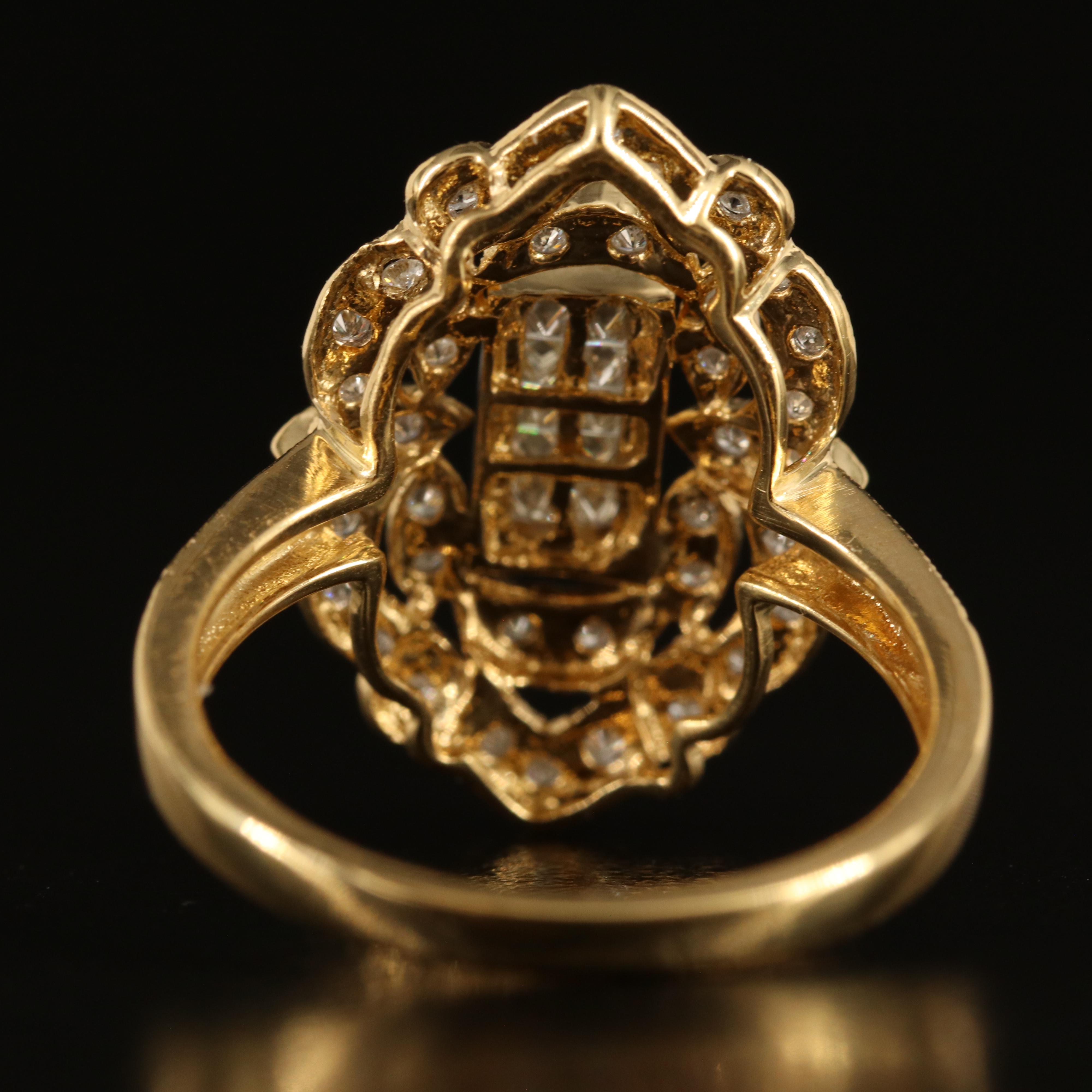 18K 0.51 CTW Diamond Arabesque Ring