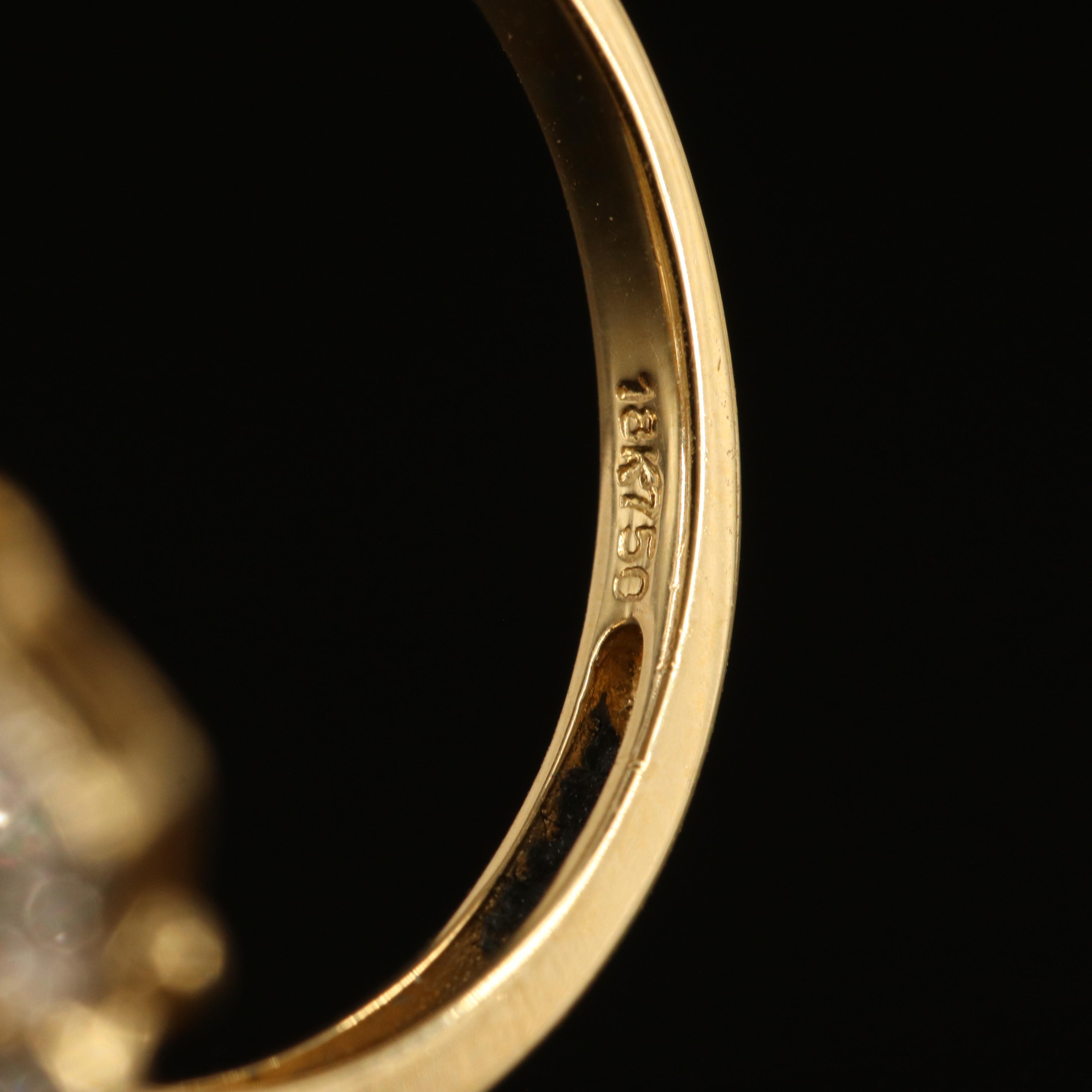 18K 0.51 CTW Diamond Arabesque Ring