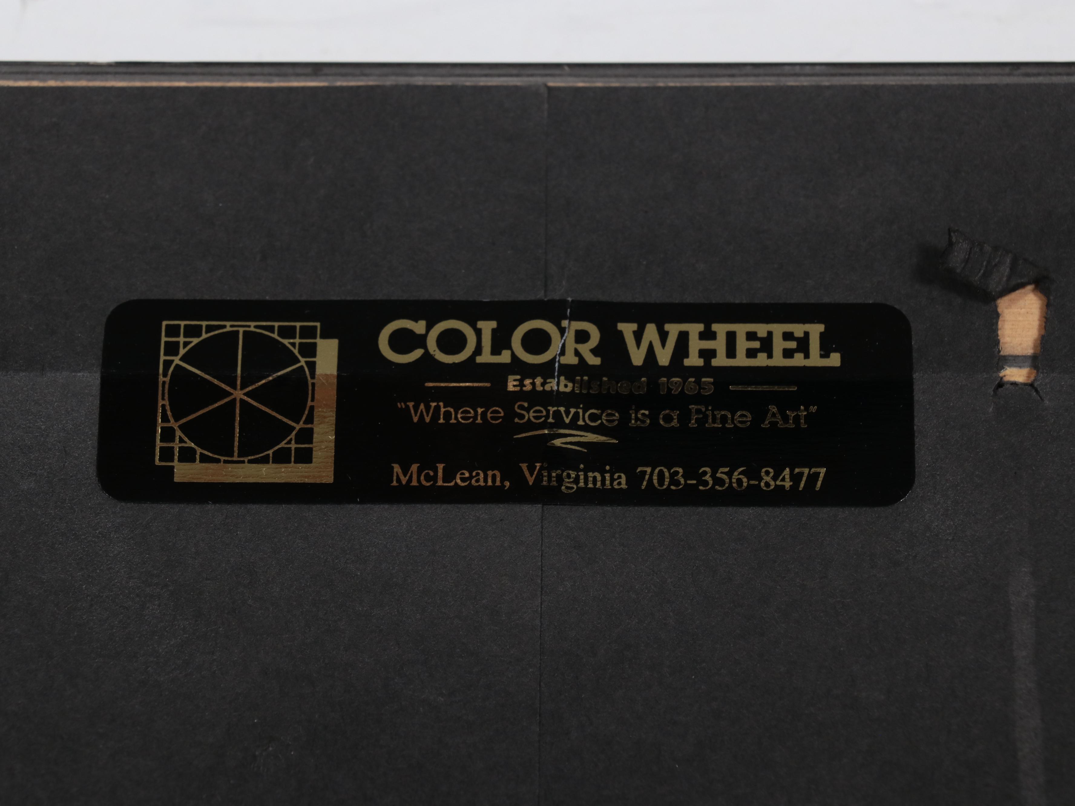 Chinese Calligraphy Ink and Watercolor Painting