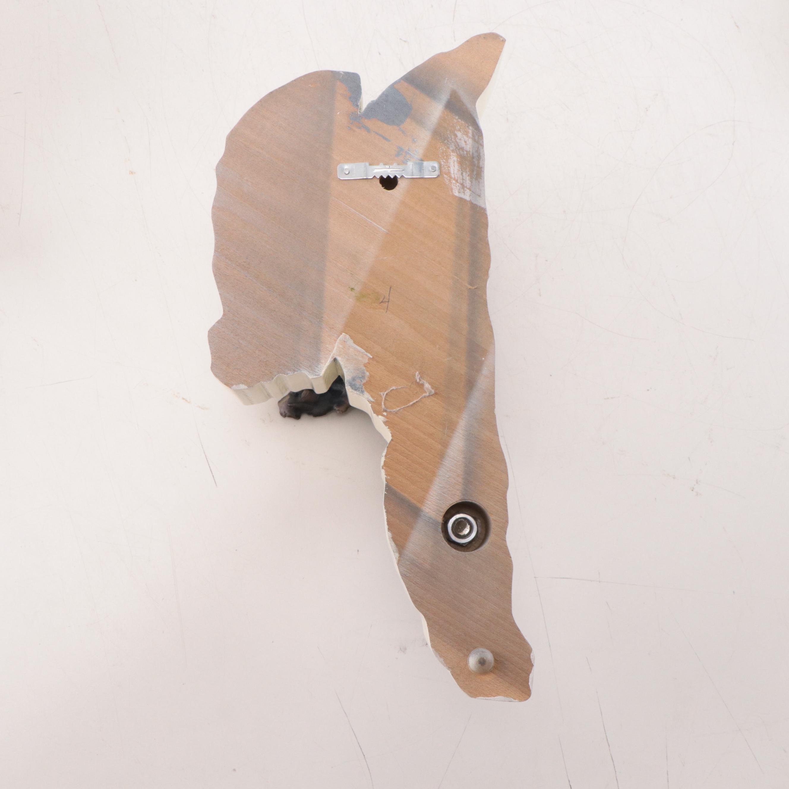 Cast Bronze Faces and Fragments Wall Sculptures