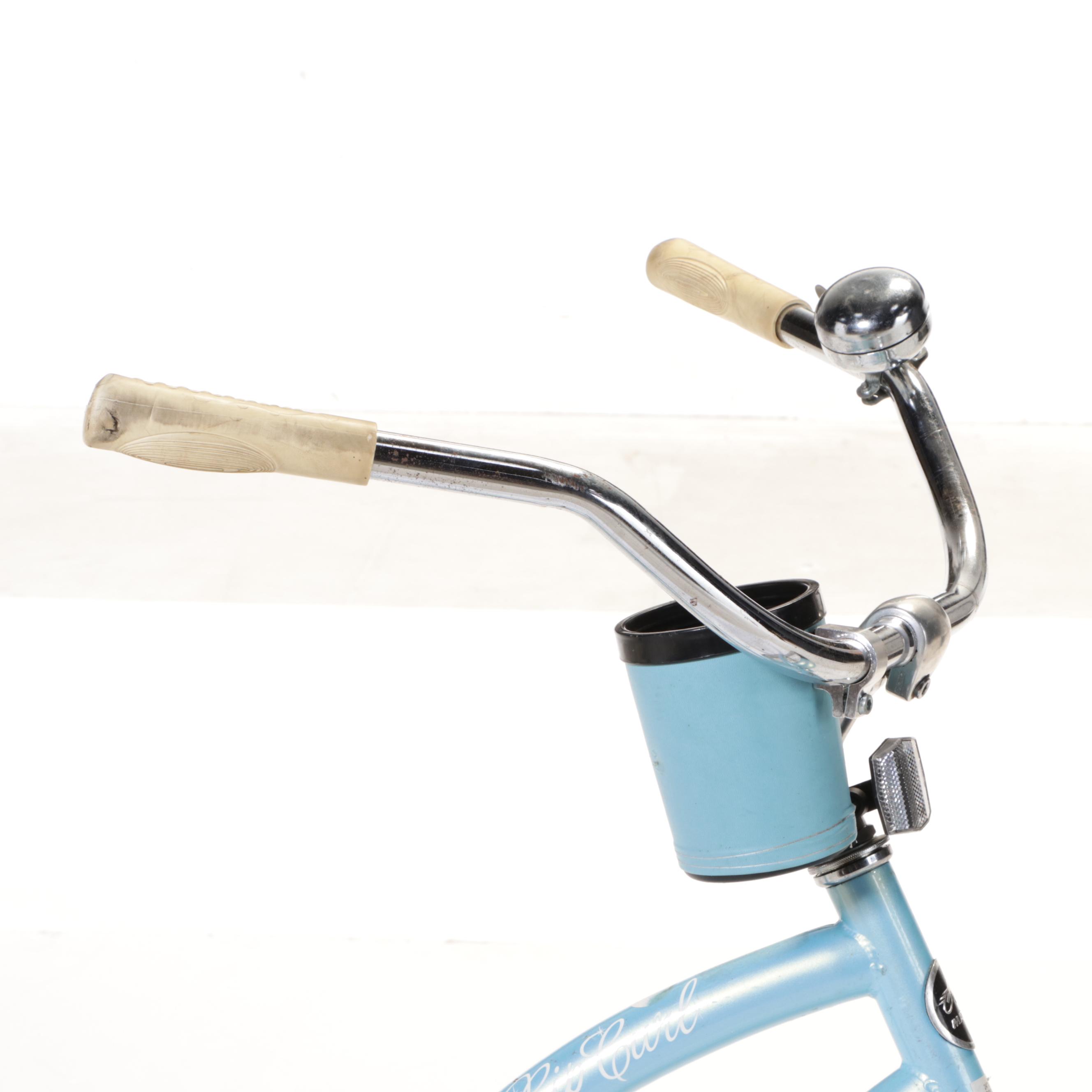 Women's Magna Rip Curl Cruiser Bicycle in Powder Blue