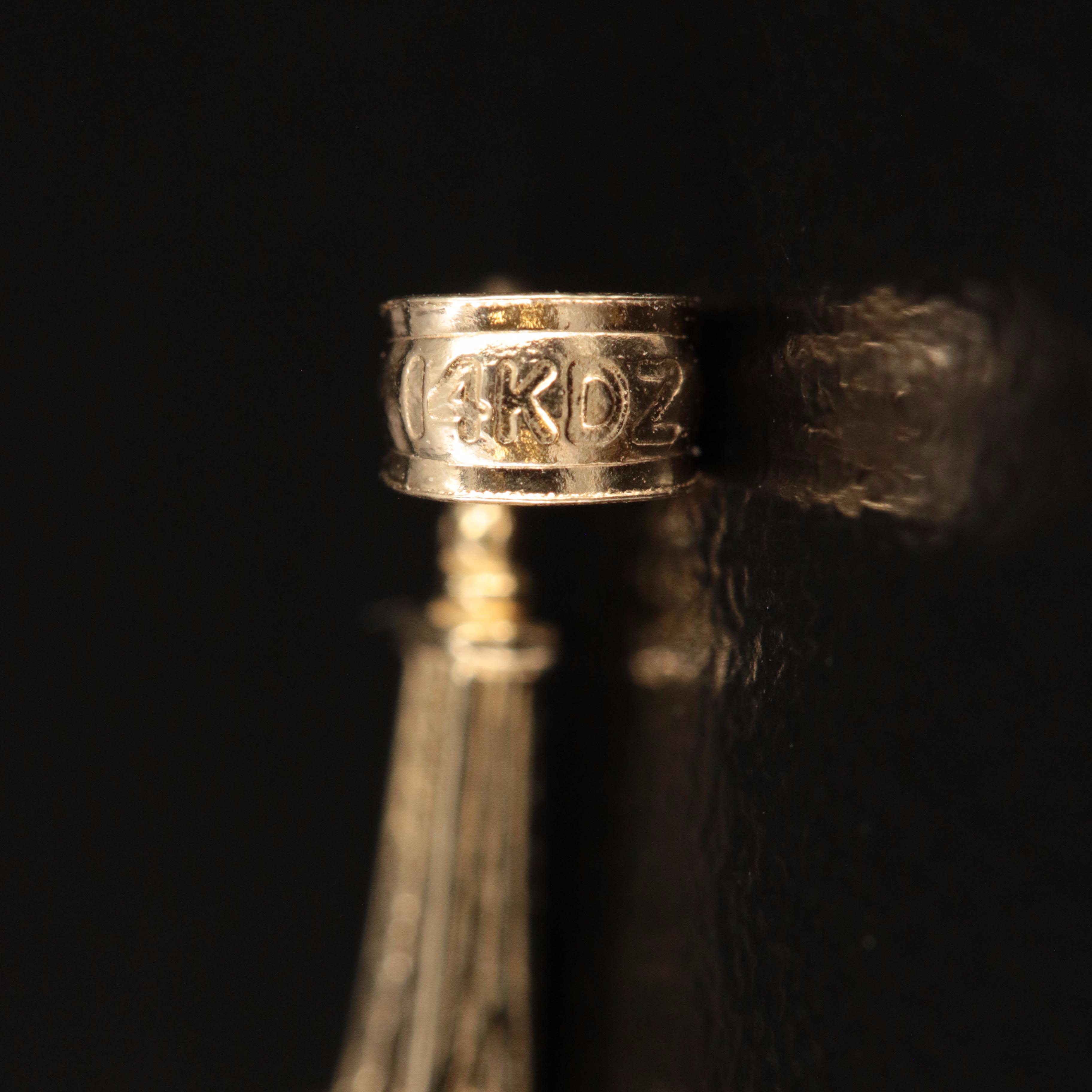 14K Eiffel Tower Pendant