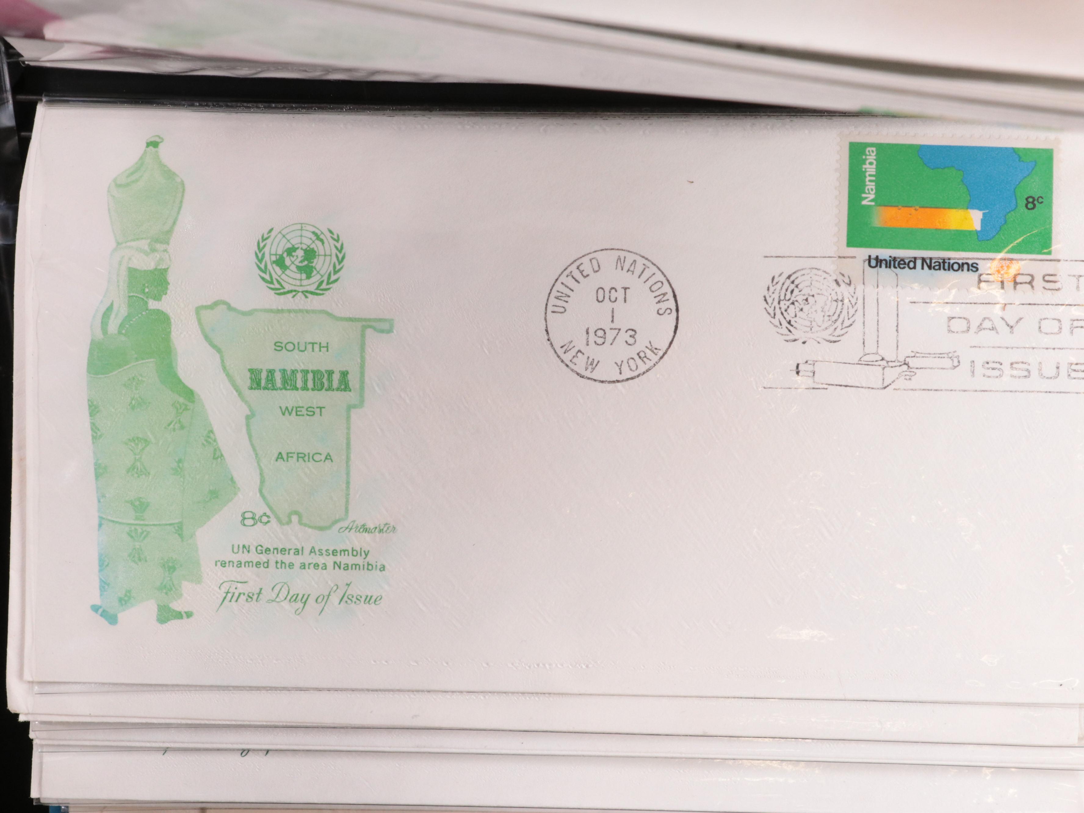 Three Albums of Postal Covers from the 1970s