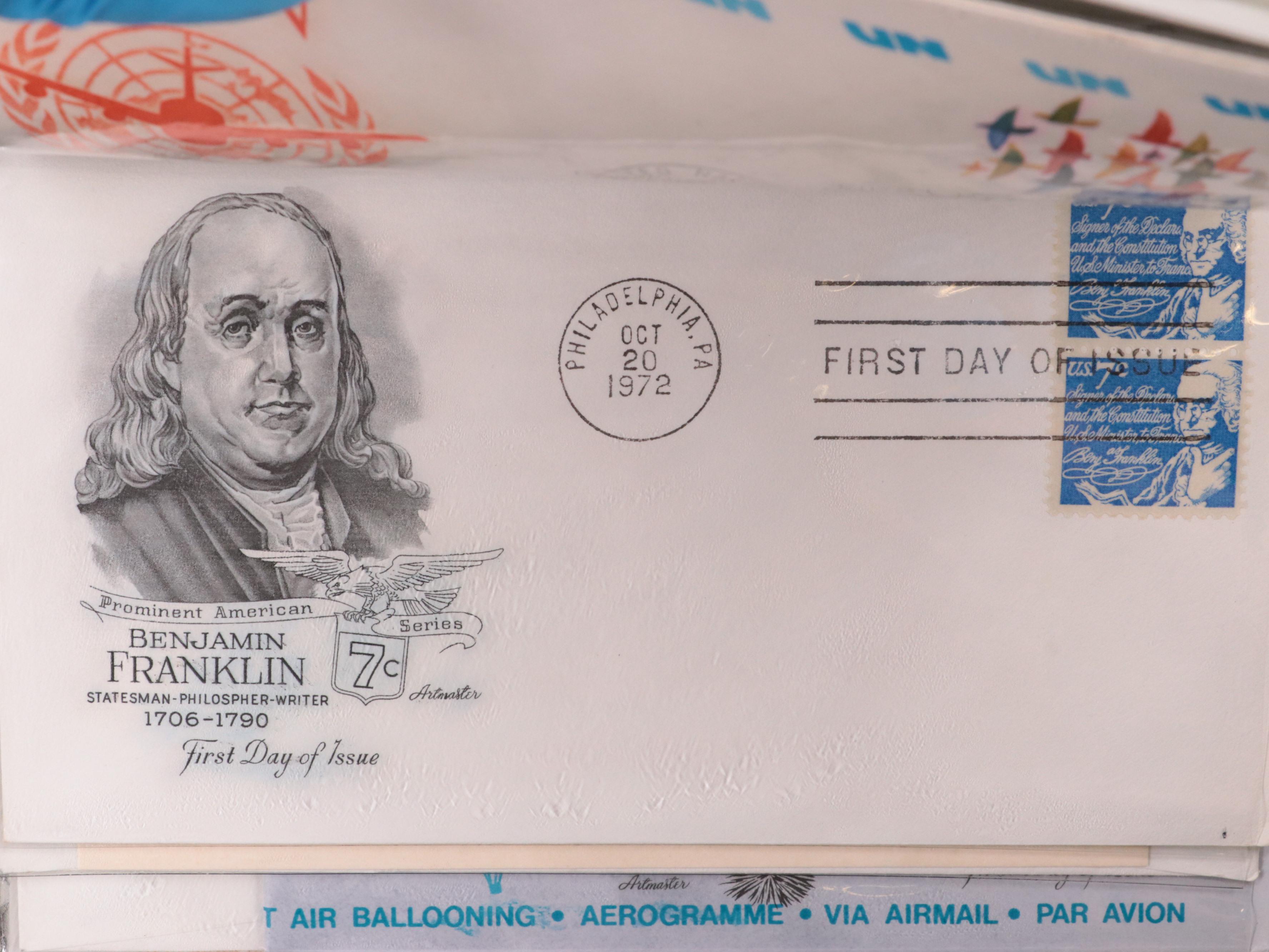 Three Albums of Postal Covers from the 1970s