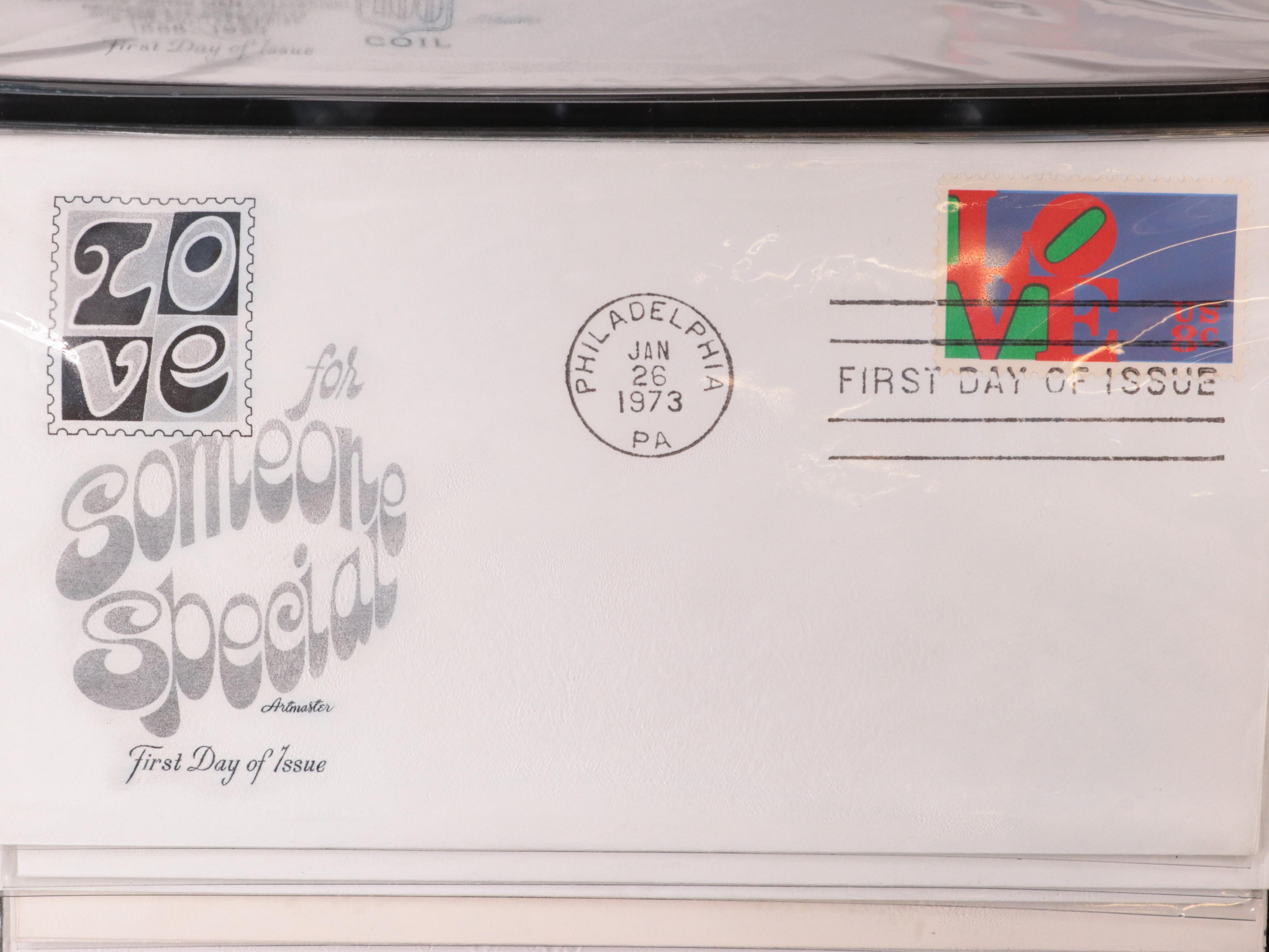 Three Albums of Postal Covers from the 1970s