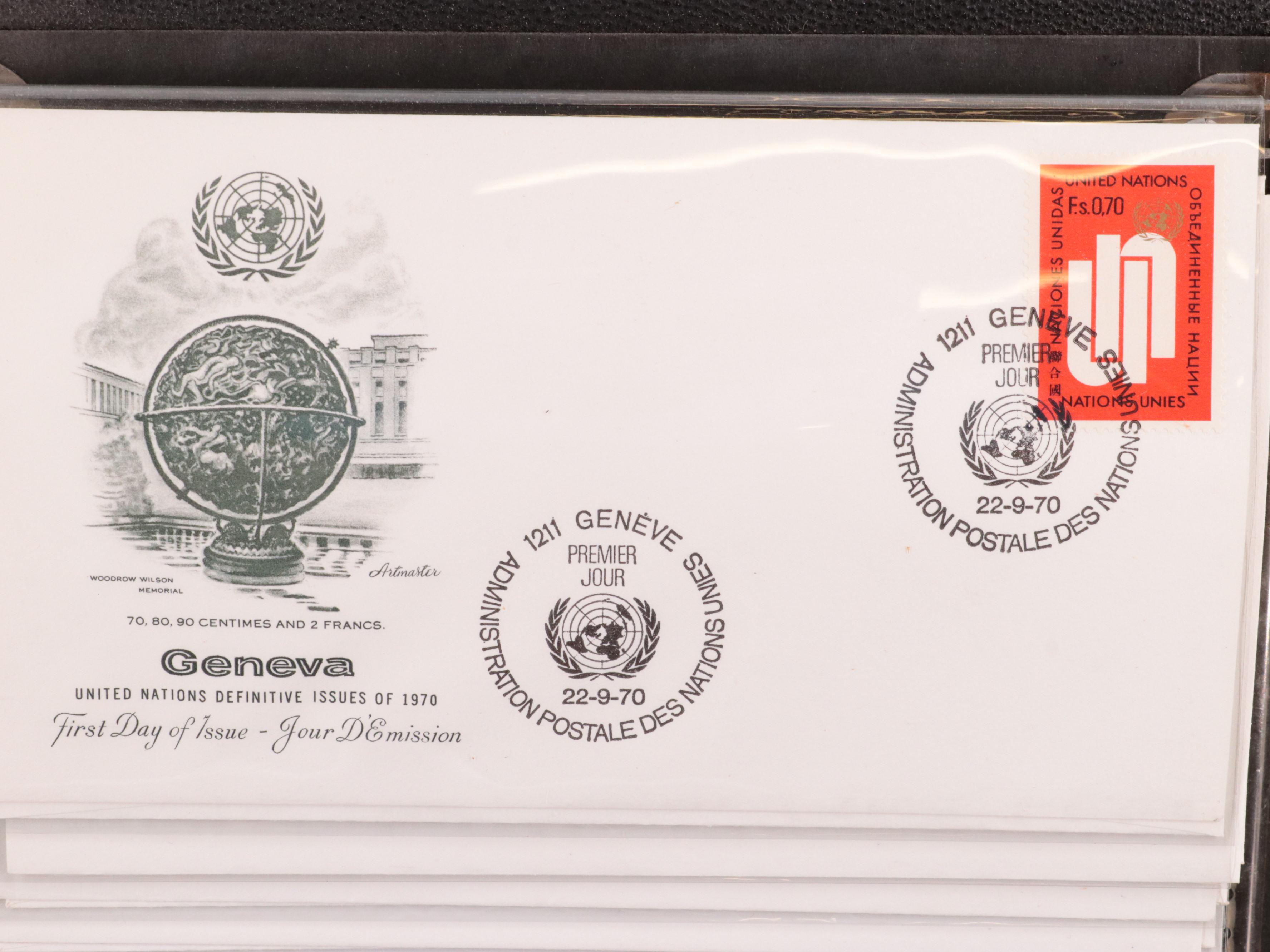 Three Albums of Postal Covers from the 1970s