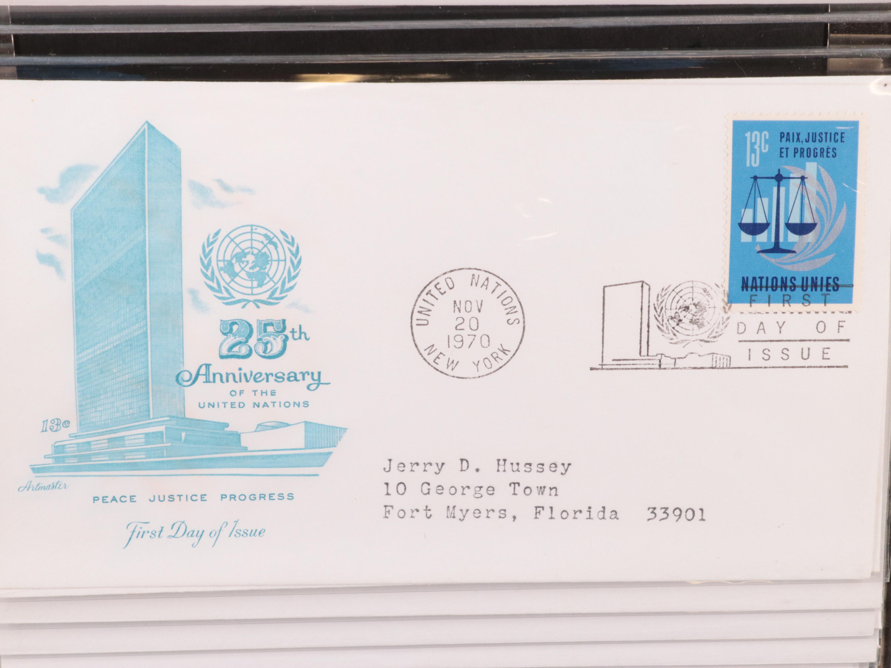 Three Albums of Postal Covers from the 1970s