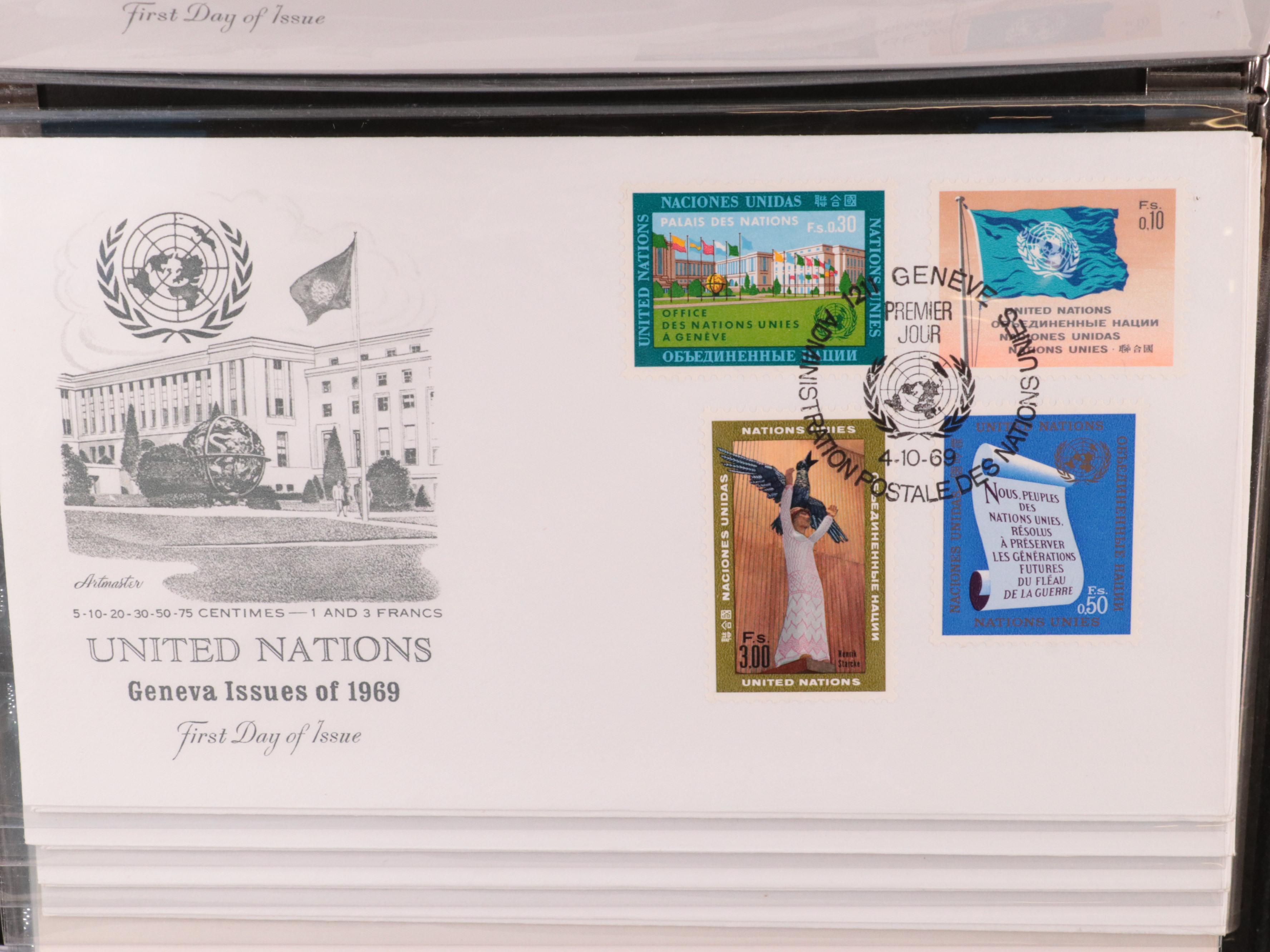 Three Albums of Postal Covers from the 1970s