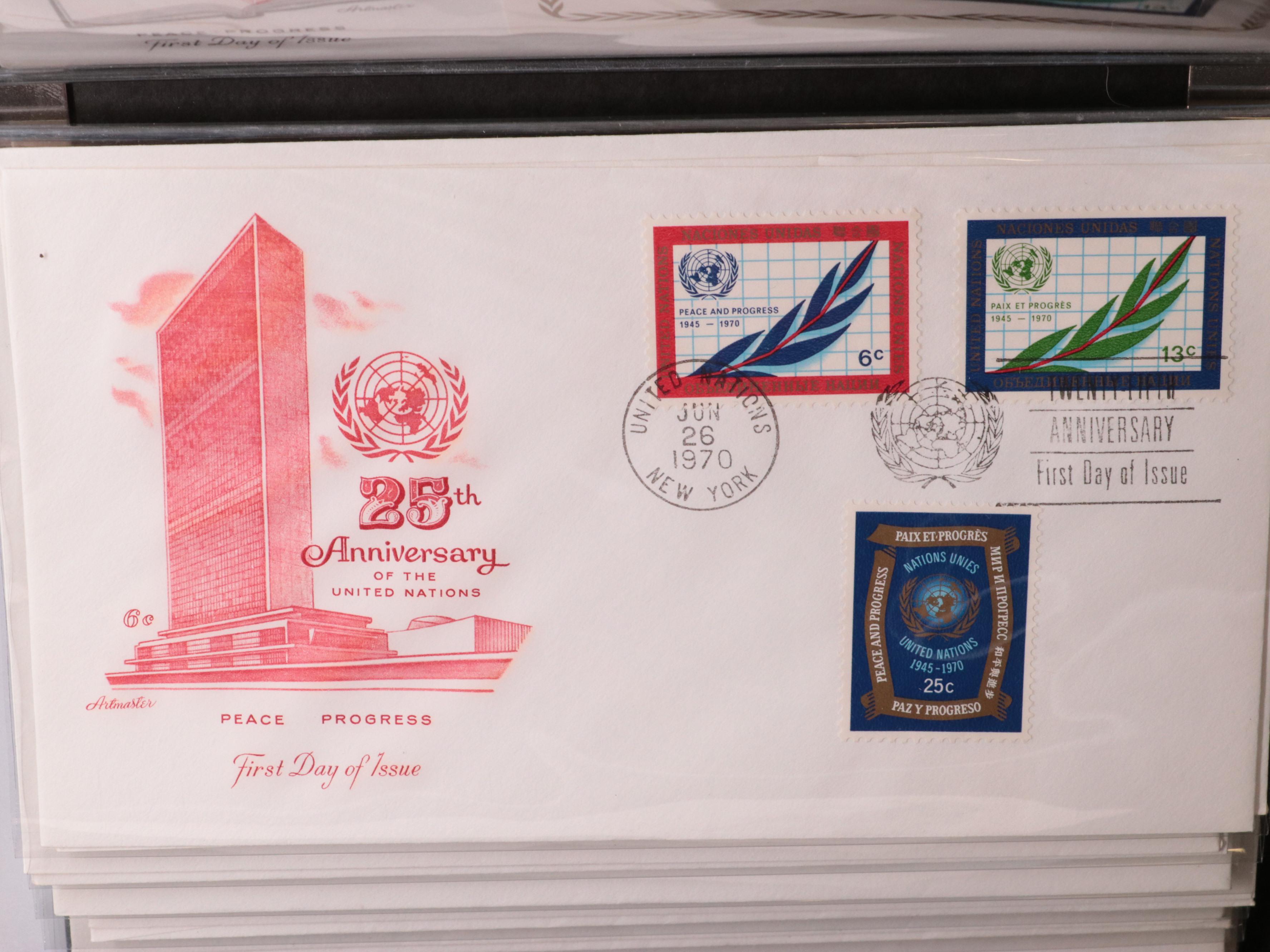 Three Albums of Postal Covers from the 1970s