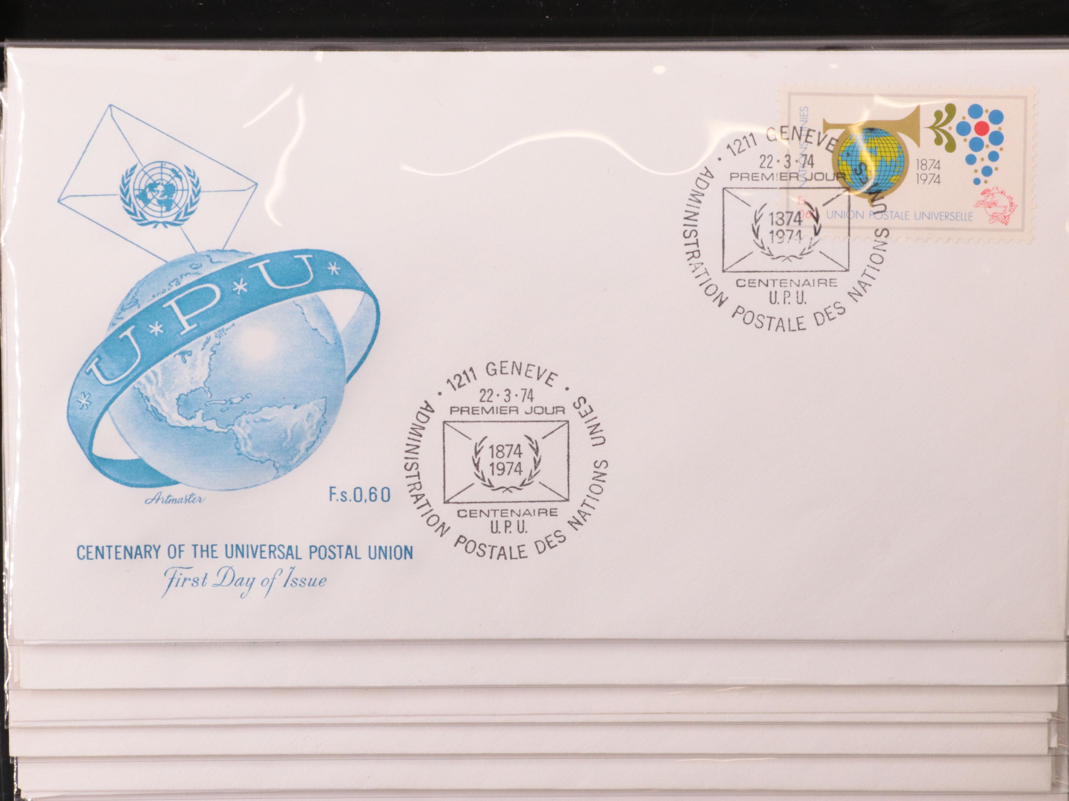 Three Albums of Postal Covers from the 1970s