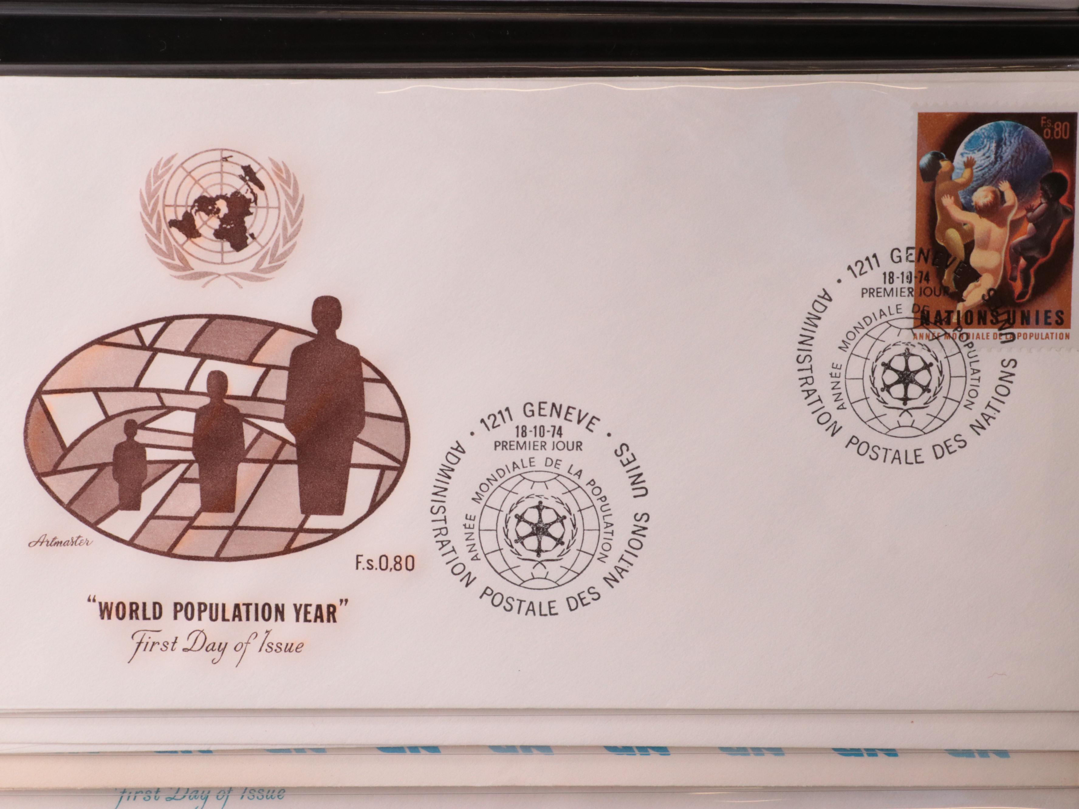 Three Albums of Postal Covers from the 1970s