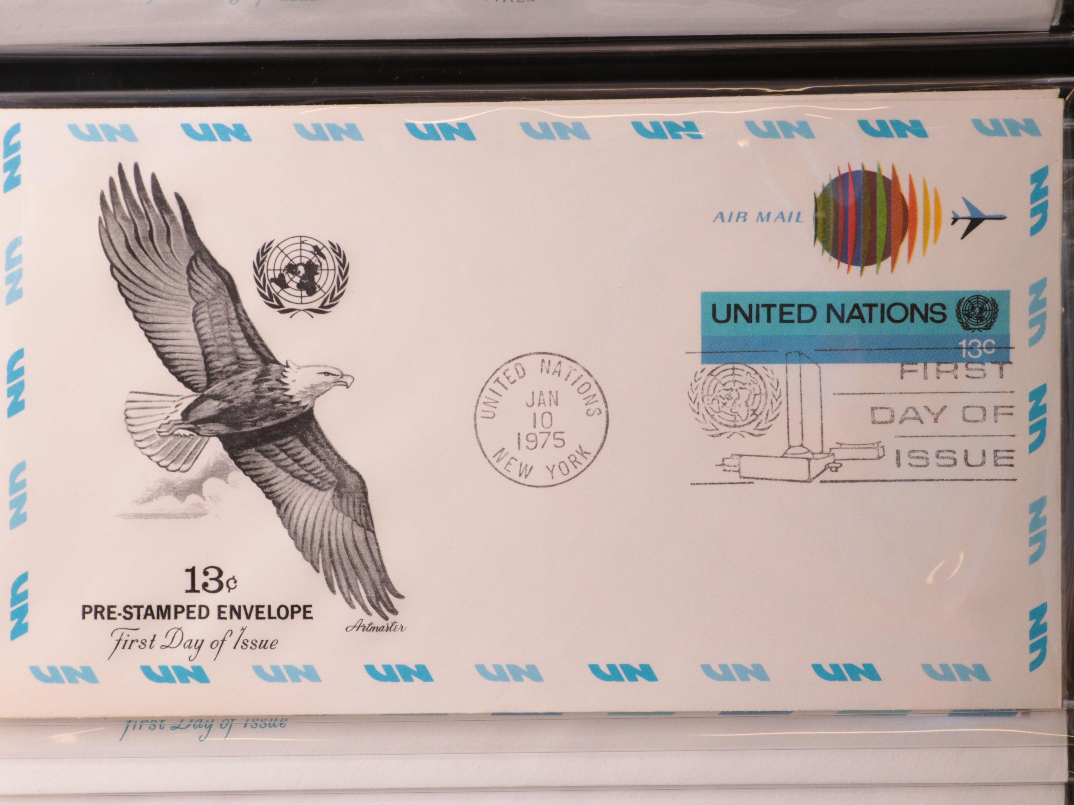 Three Albums of Postal Covers from the 1970s