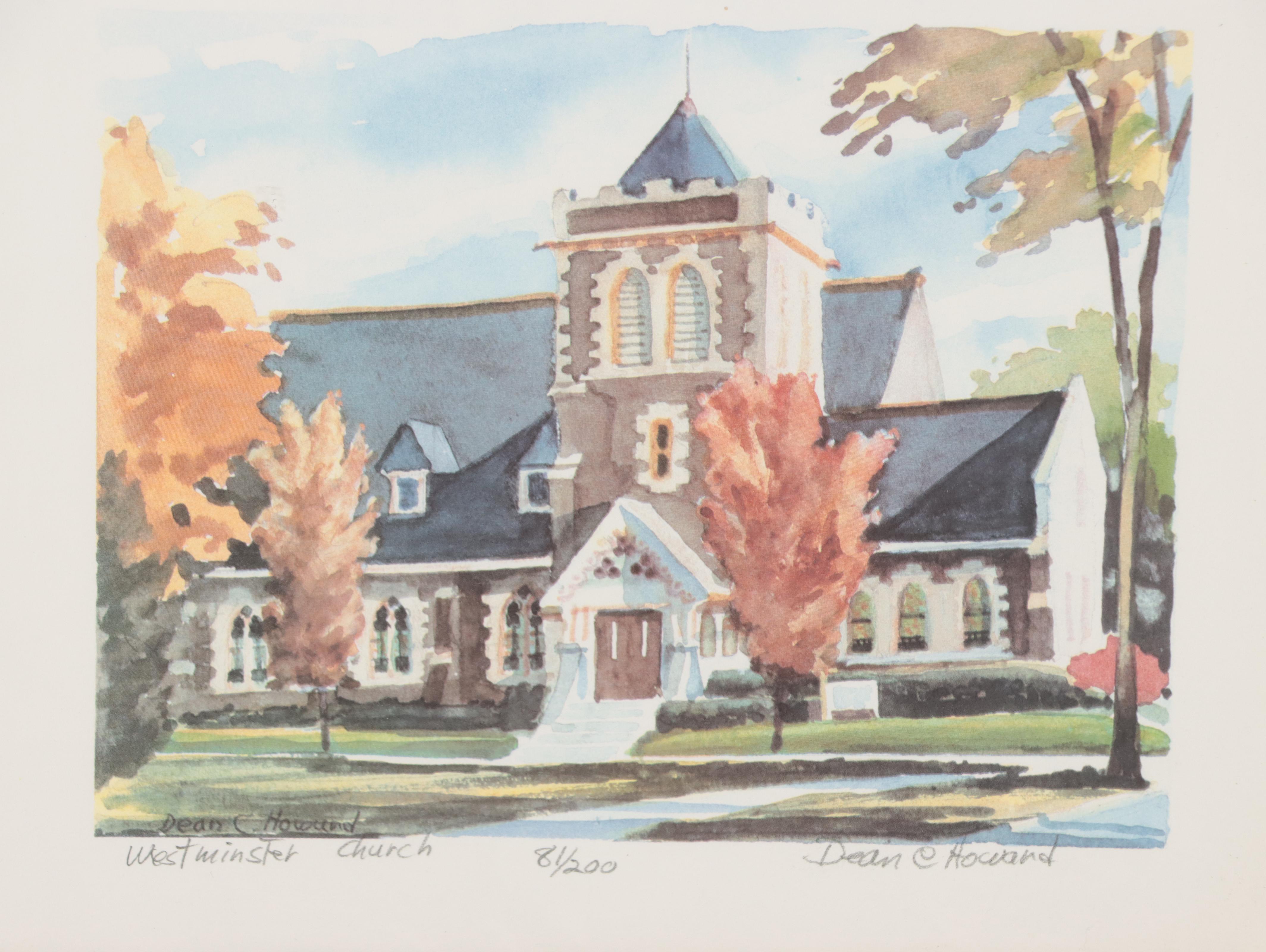 Residential Landscape Graphite Drawing, 1978; More