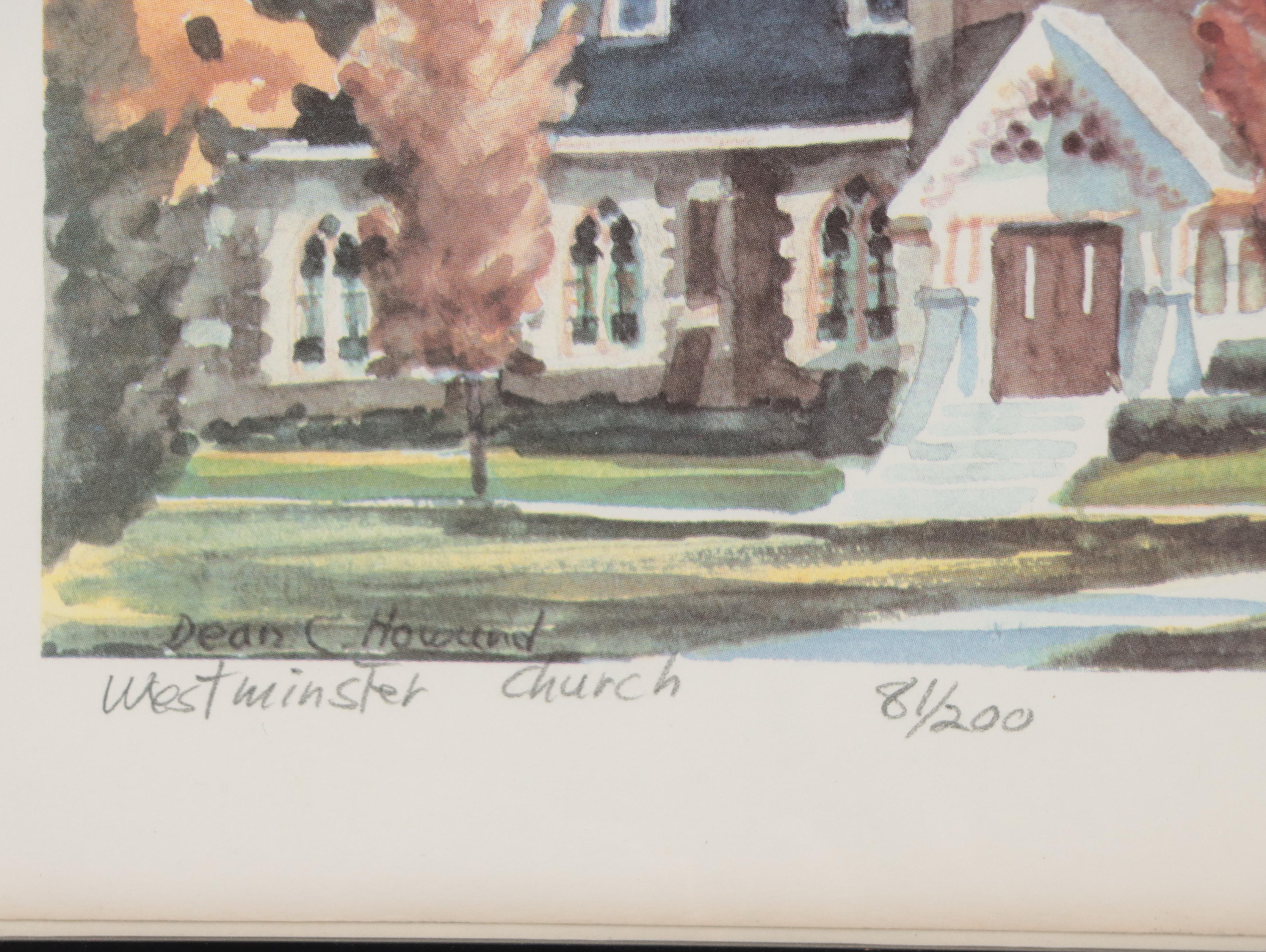 Residential Landscape Graphite Drawing, 1978; More