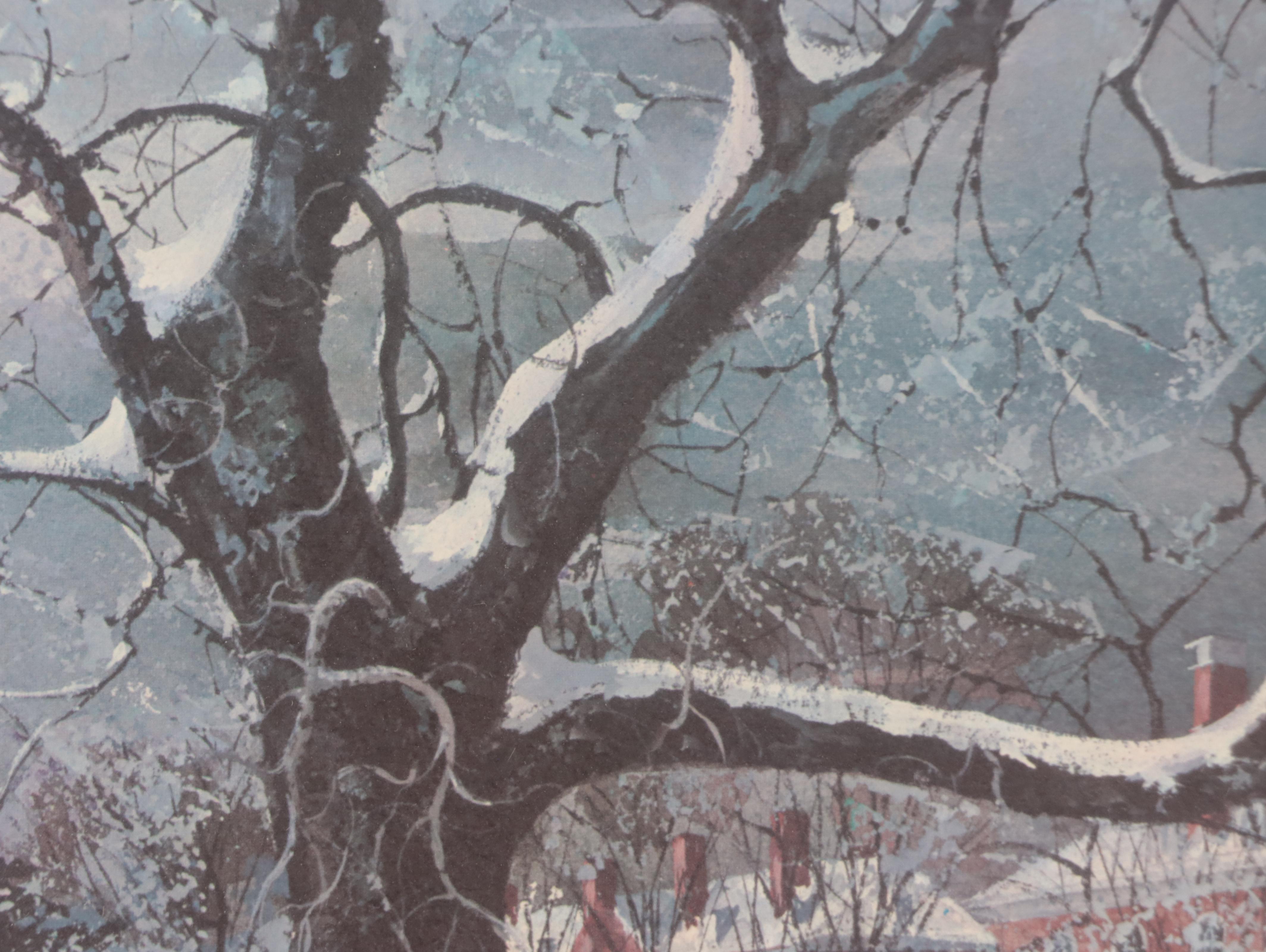 Residential Landscape Graphite Drawing, 1978; More