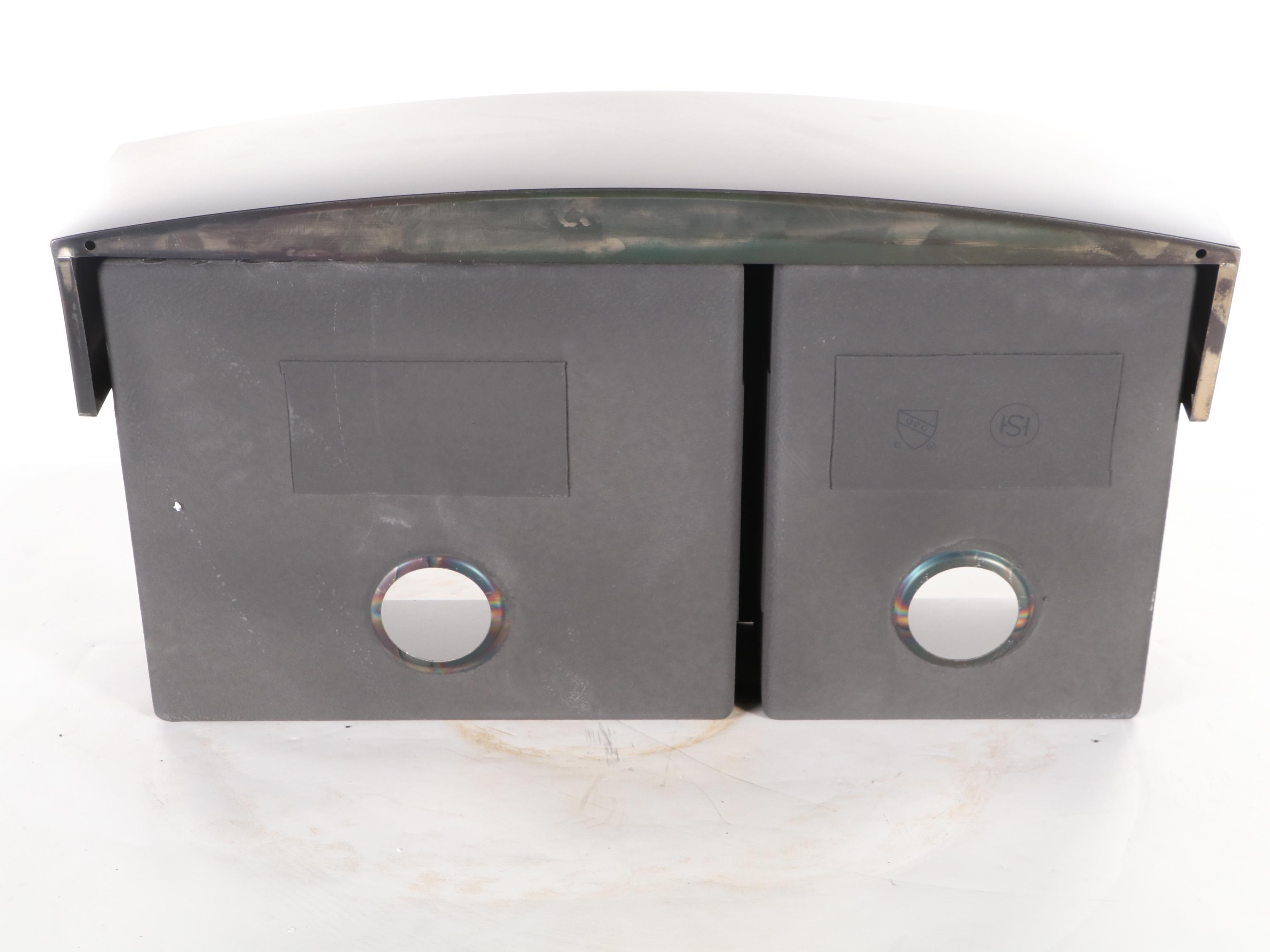 Stainless Steel Double-Bowl Farmhouse Sink with Pull-Down Faucet