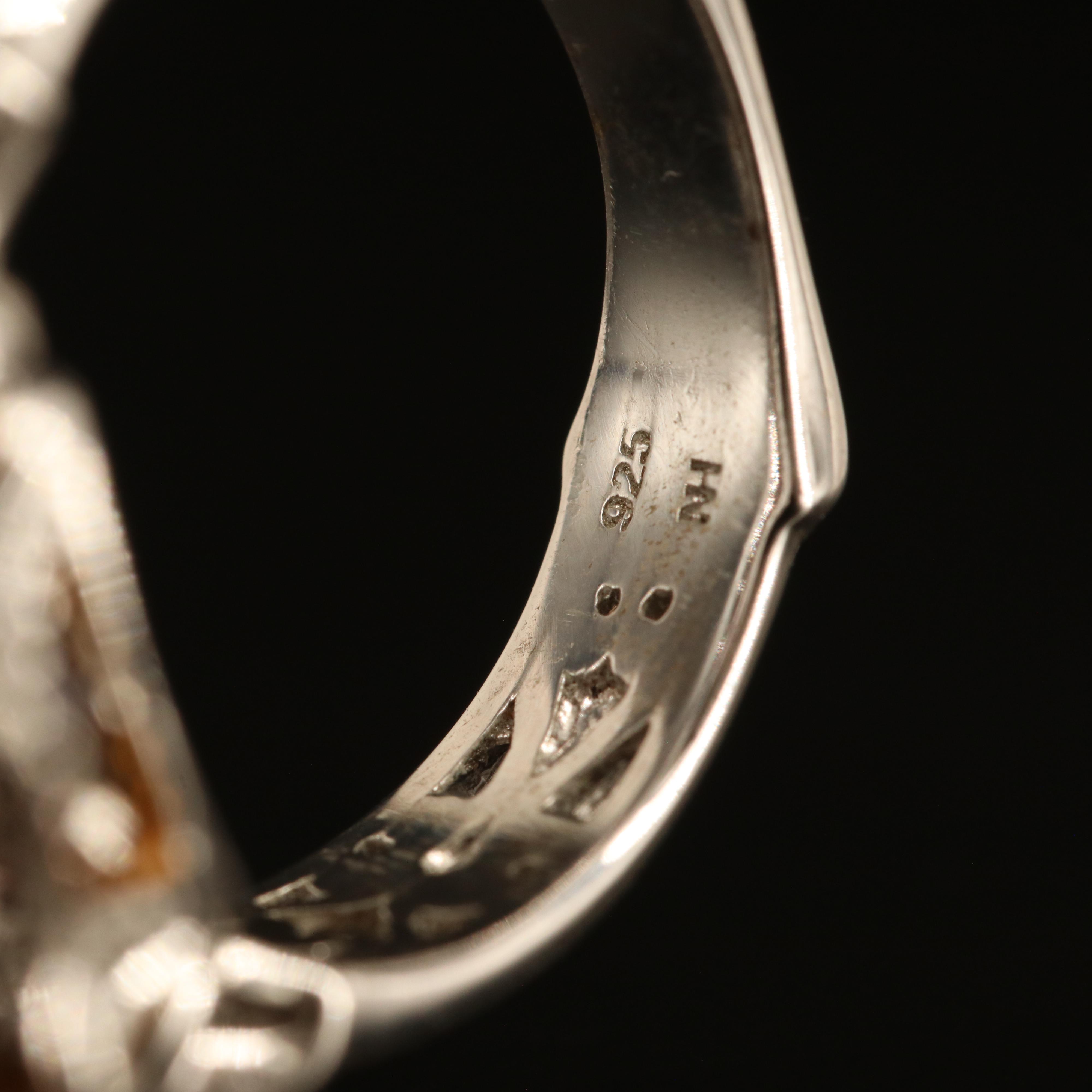 Sterling Lapis Lazuli and Articulated Sapphires Rings