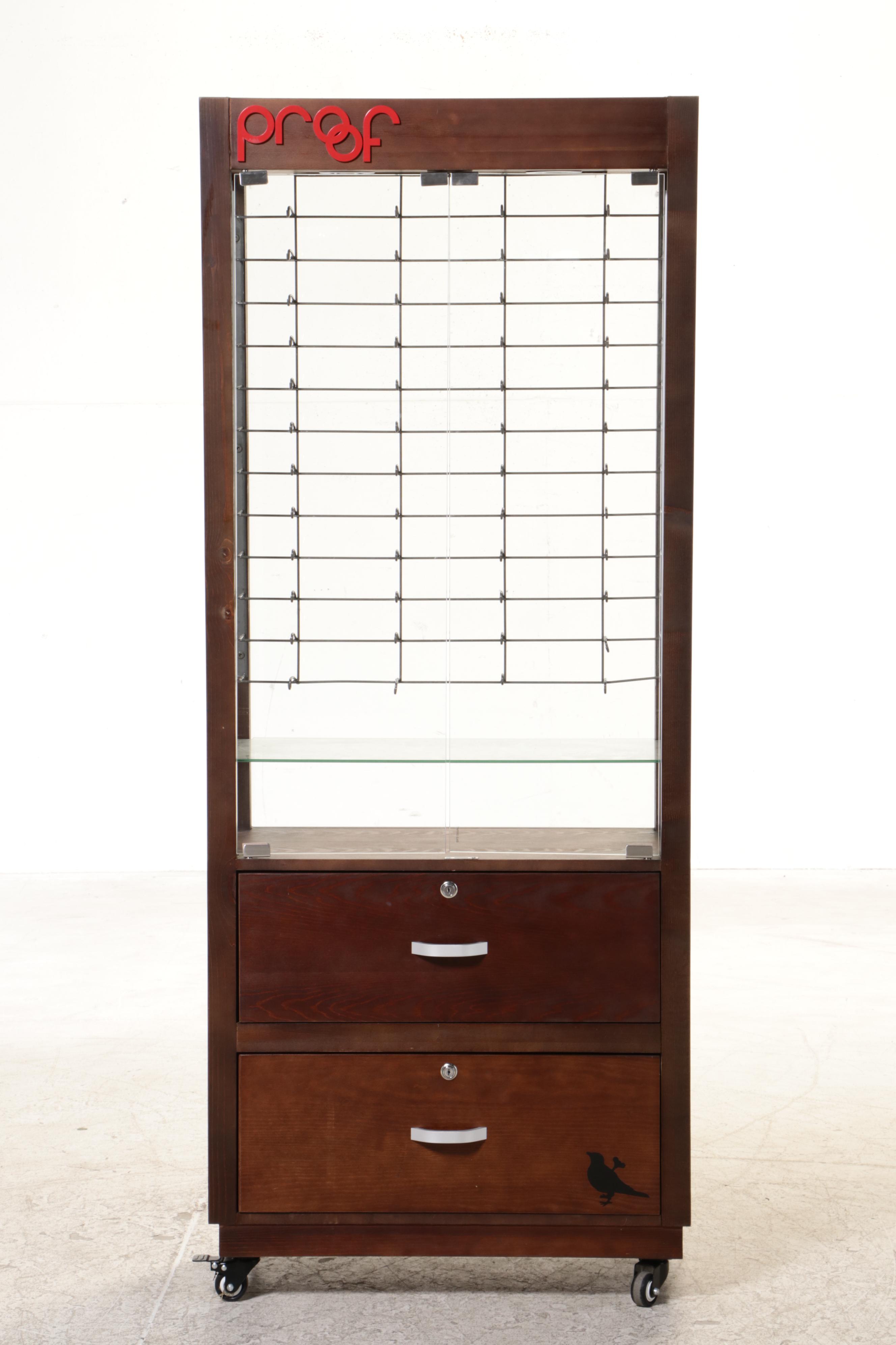 Illuminated Retail Display Cabinet