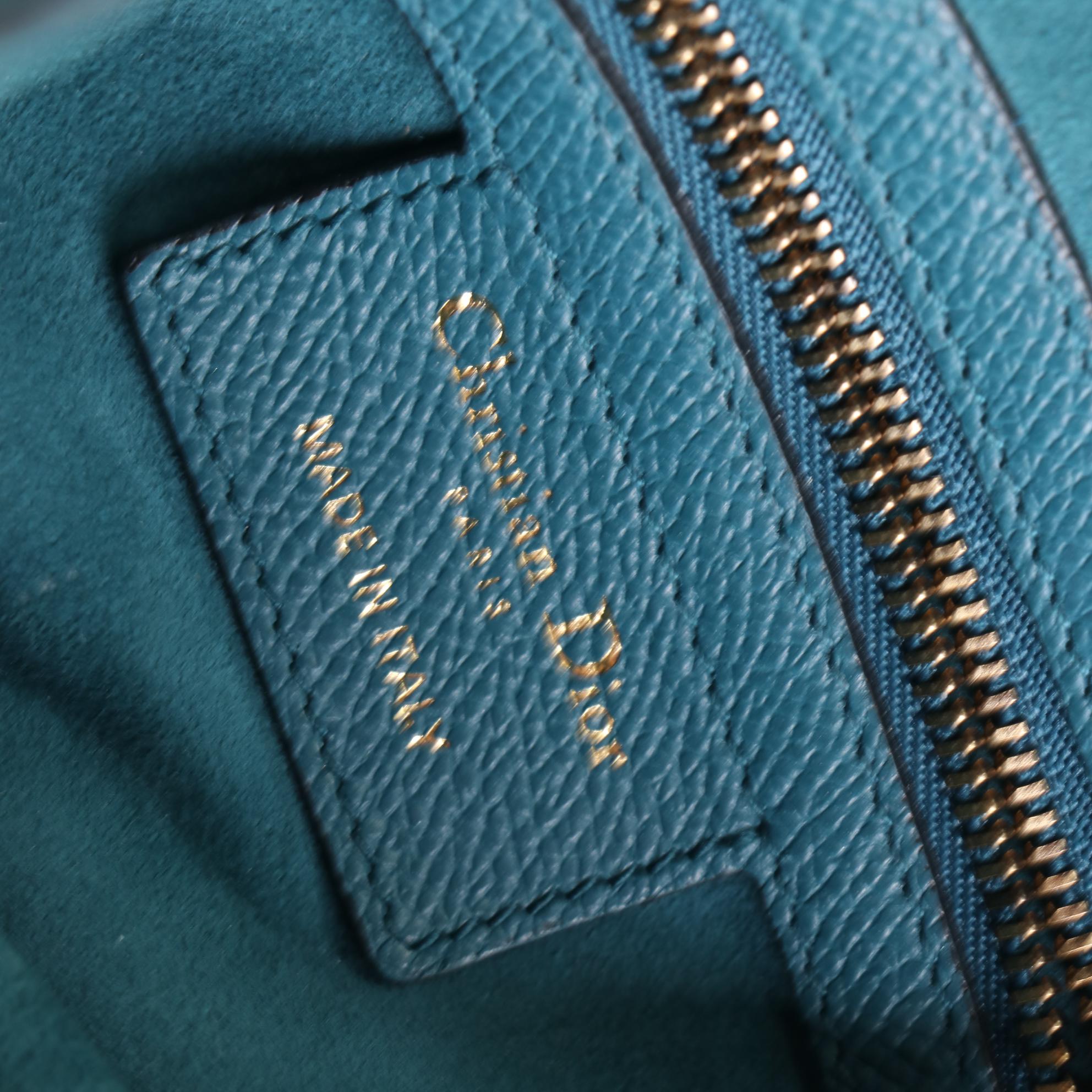 Christian Dior Saddle Bag in Grained Leather