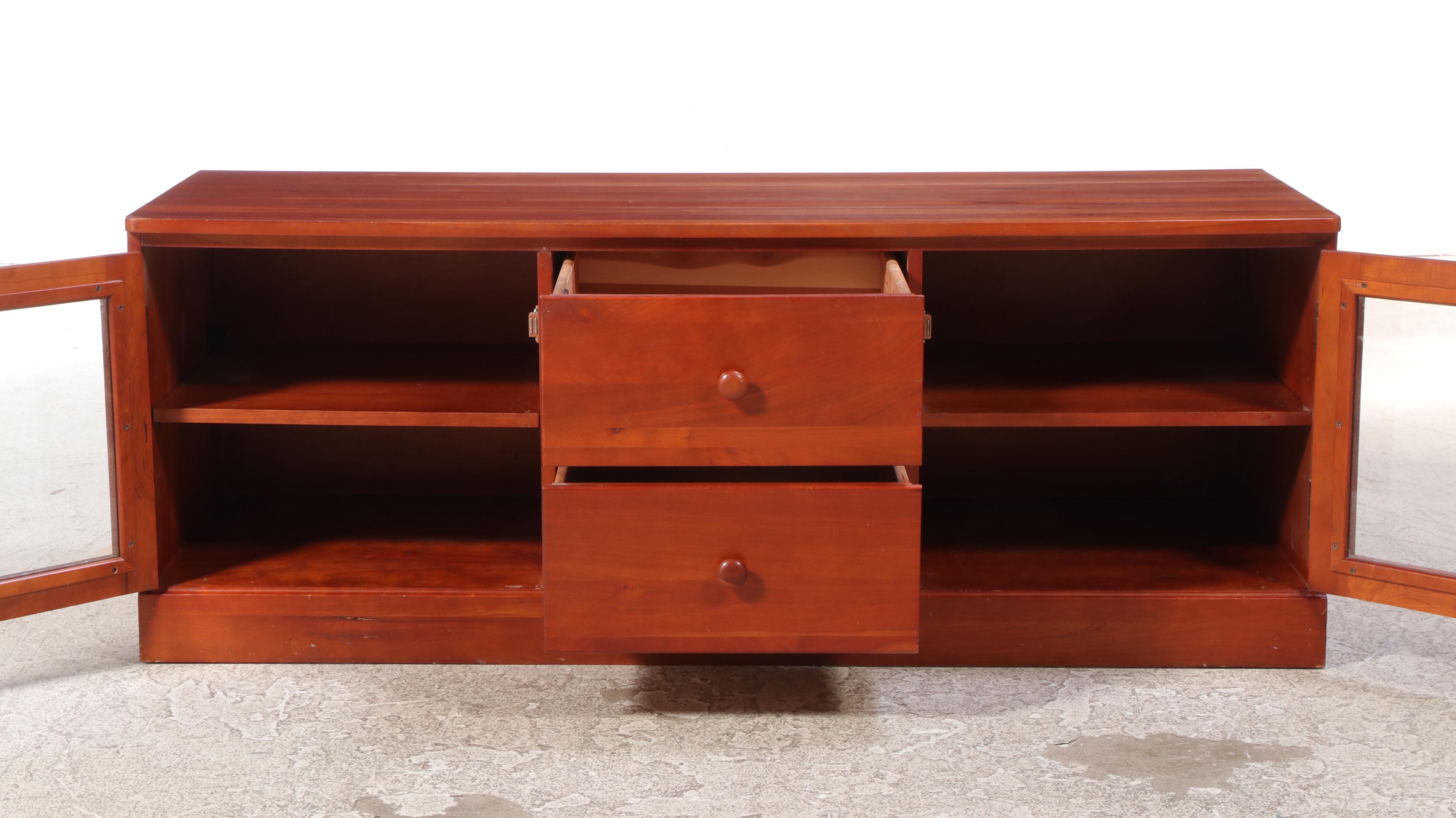 Tradewins Cherry Finish Media Stand