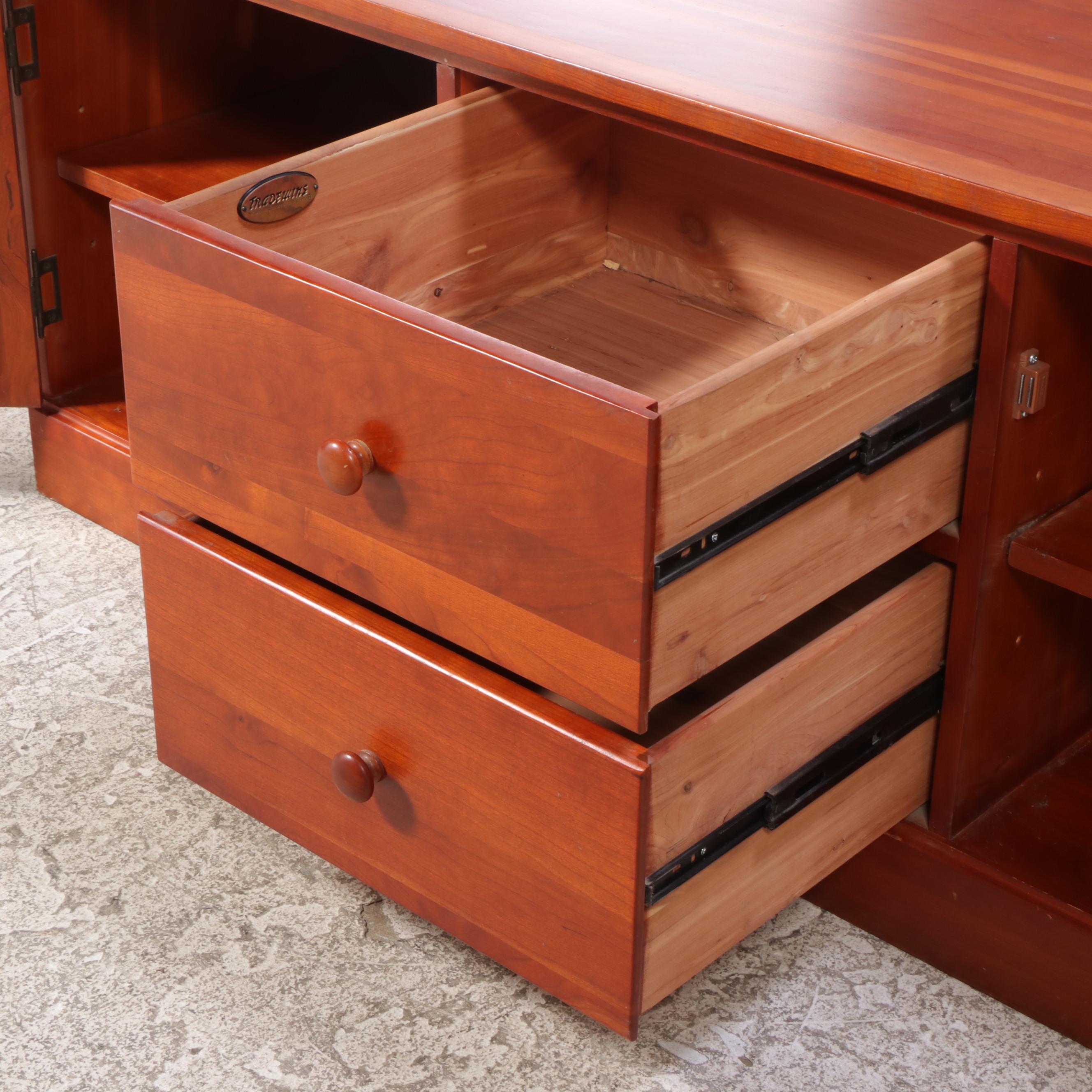 Tradewins Cherry Finish Media Stand