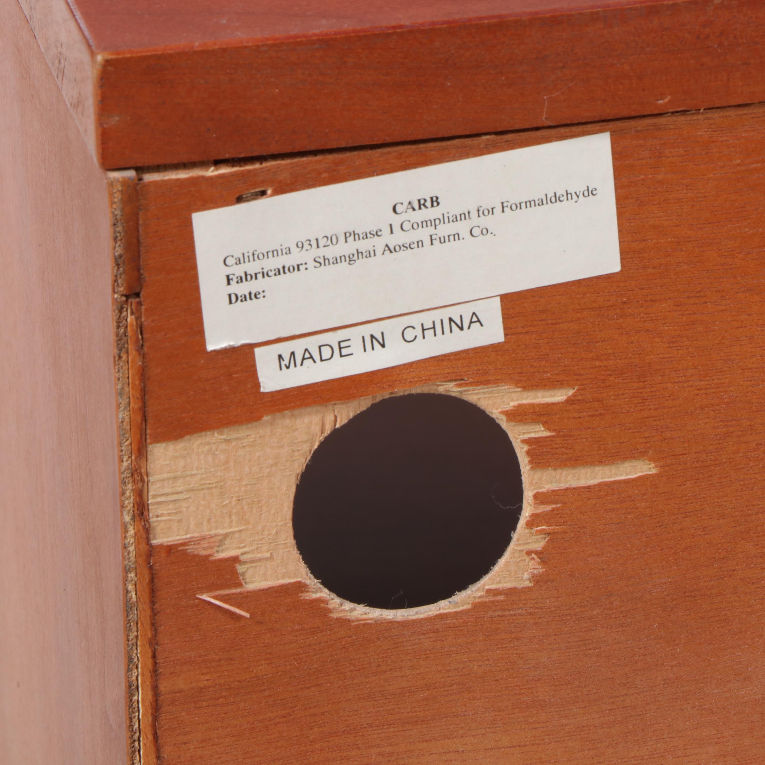 Tradewins Cherry Finish Media Stand