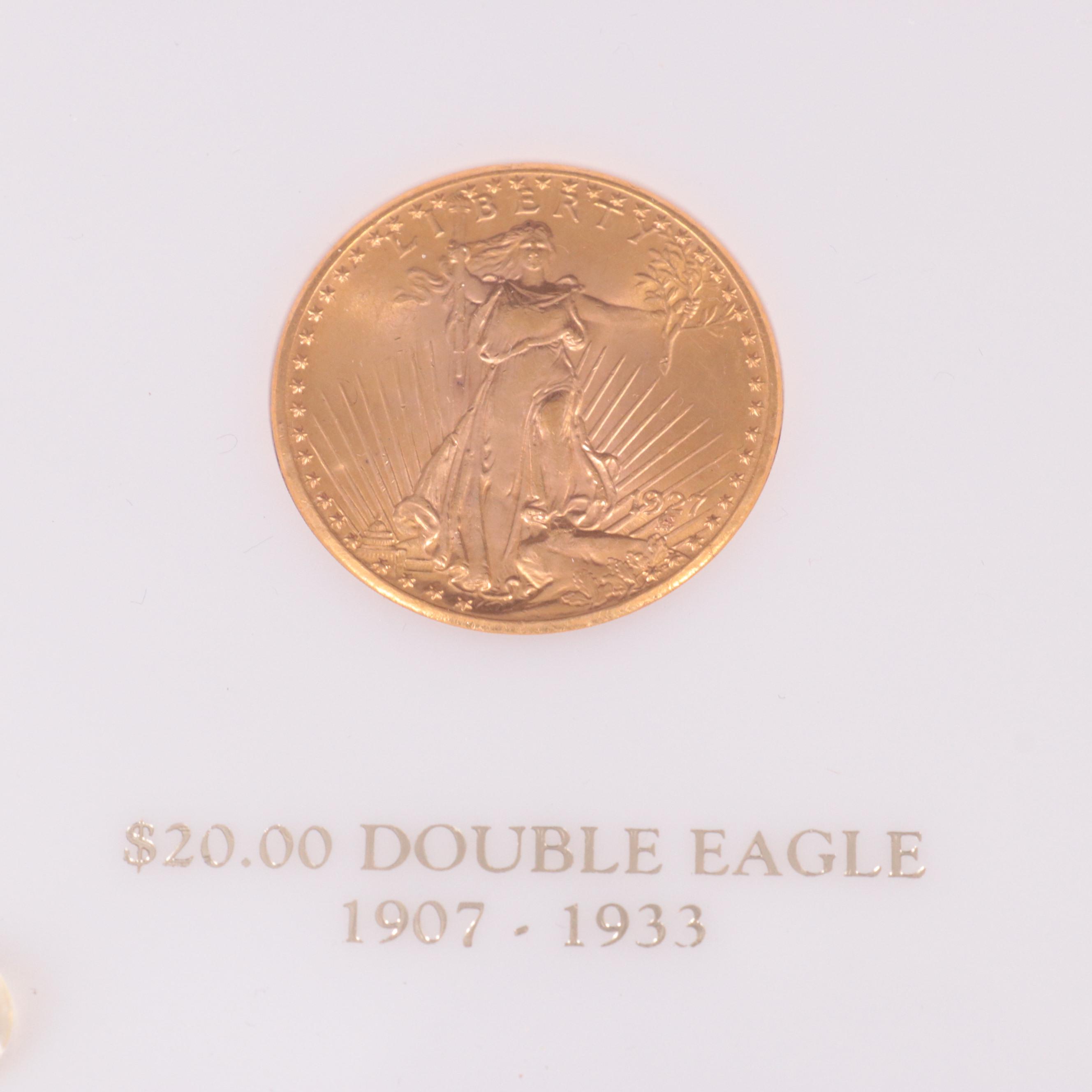 Two St. Gaudens Gold Coins