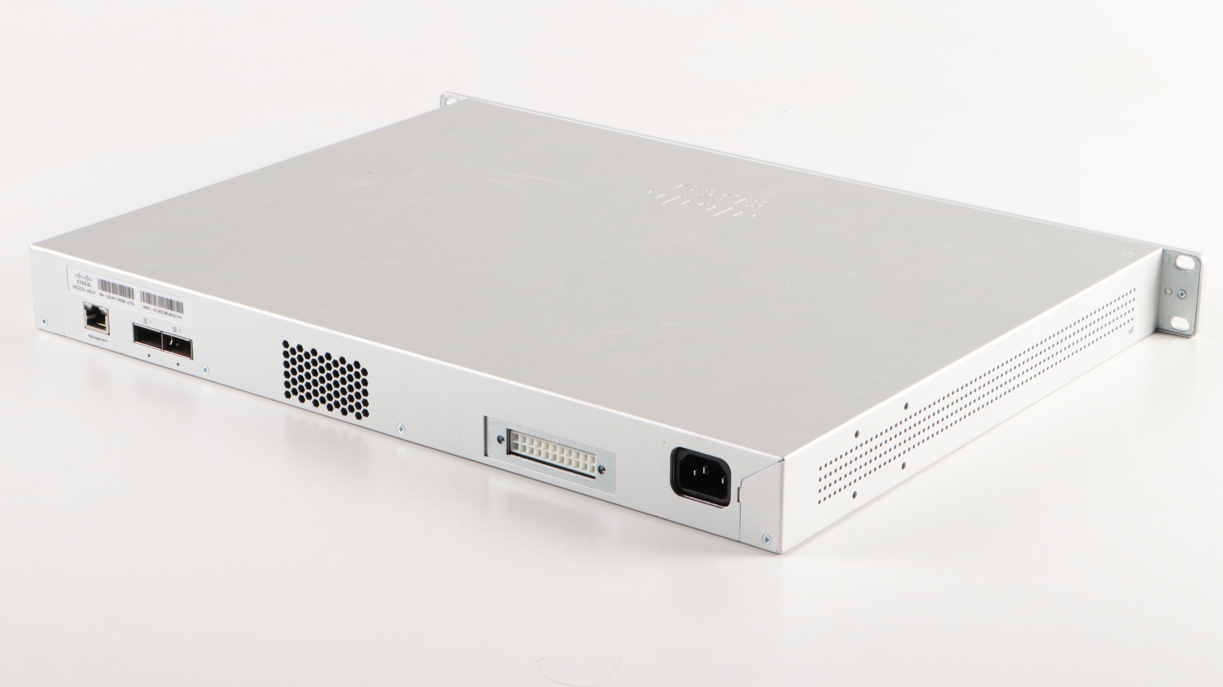 Cisco Meraki Cloud Managed MS225-48LP Gigabit Ethernet Switch