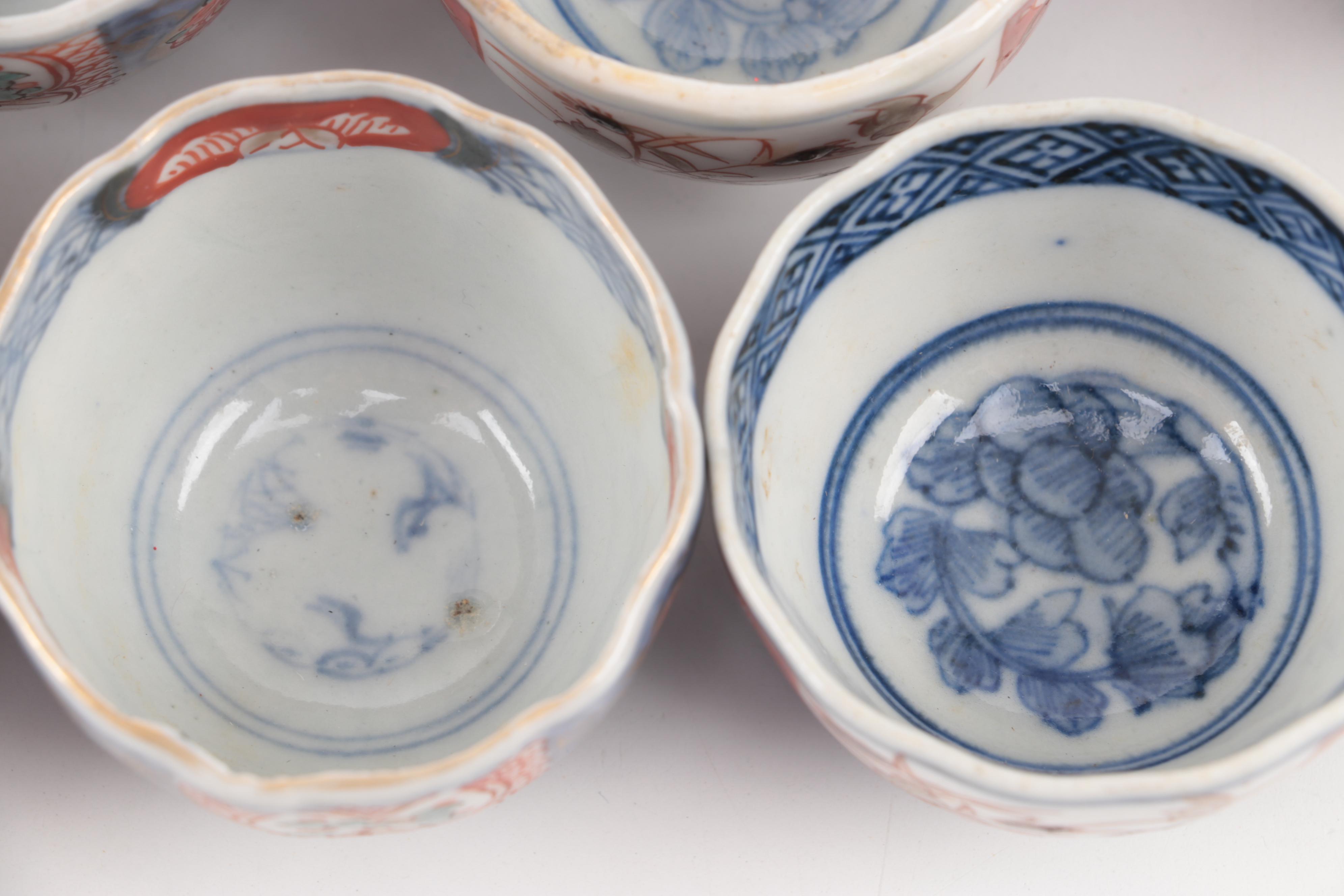 Japanese Arita Imari Porcelain Dinnerware with Pine Wood Crates, Meiji Period