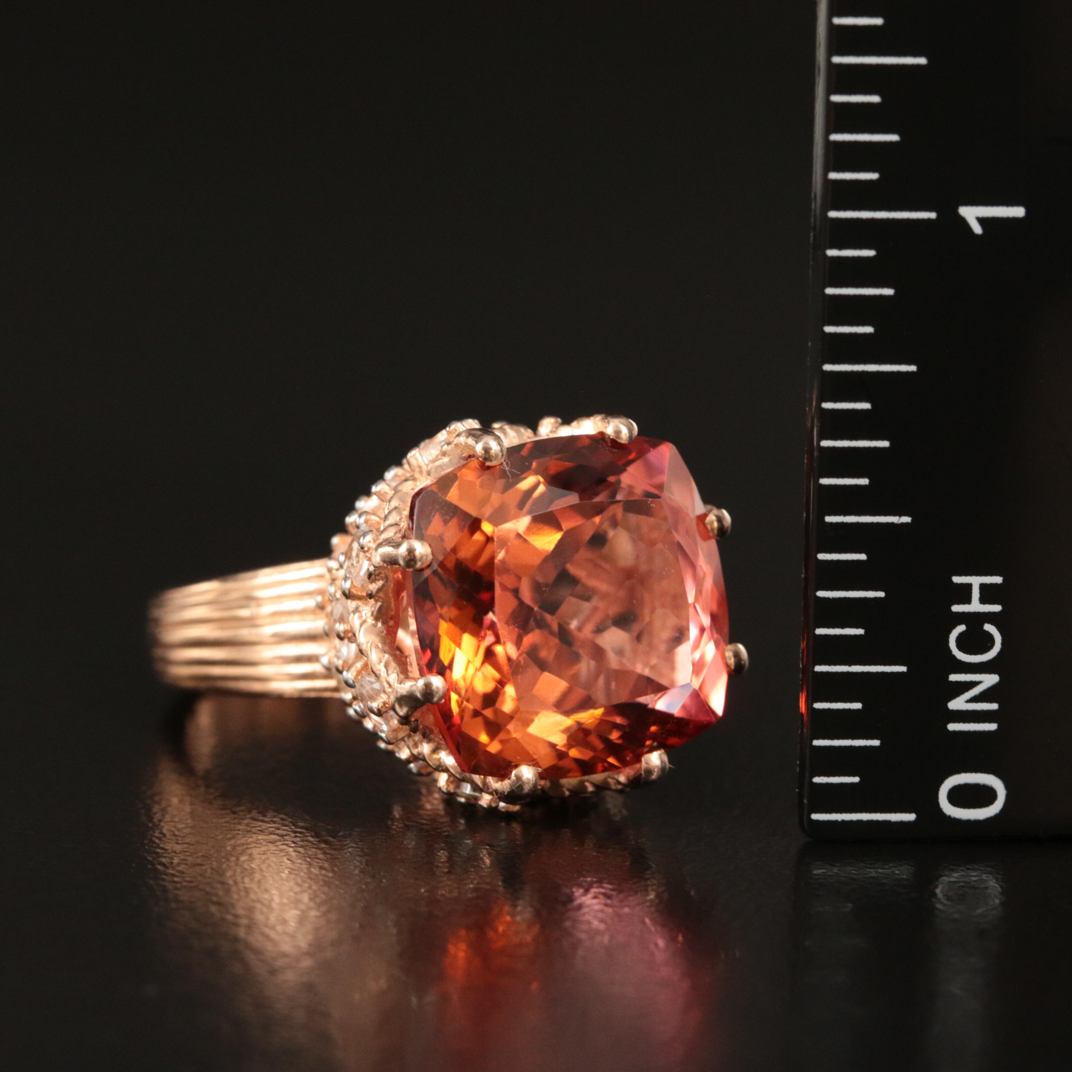 Sterling Topaz and Sapphire Ring