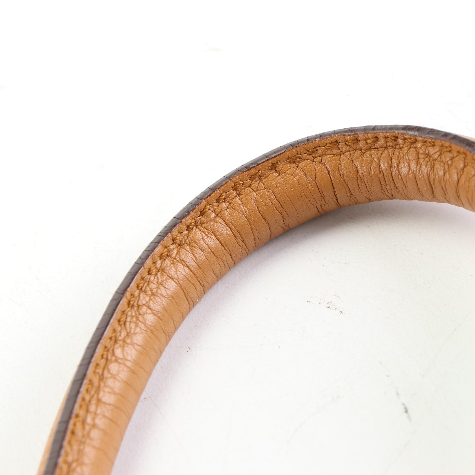 Prada Locking Shoulder Bag in Grained Leather