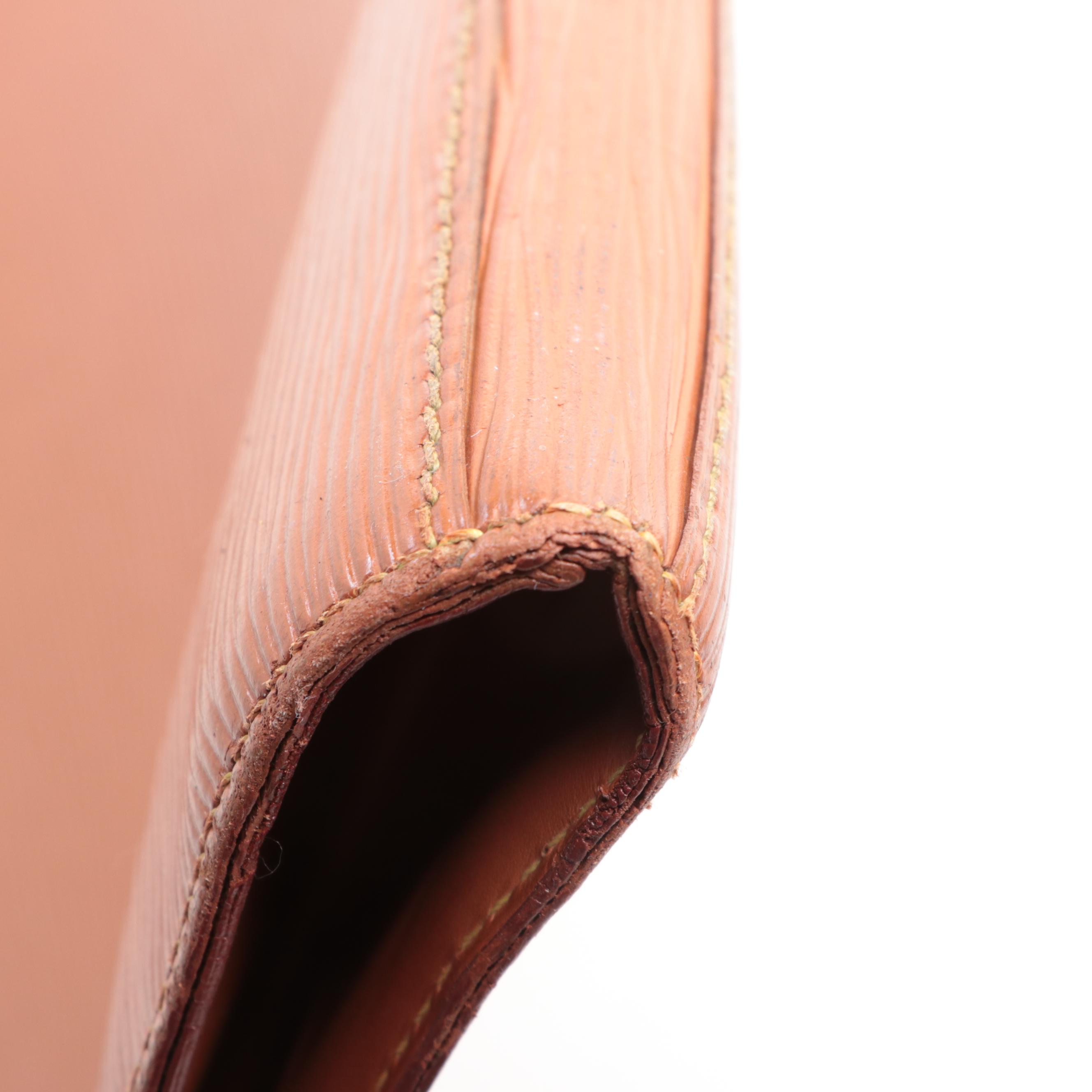 Louis Vuitton Large Zip-Around Document Case in Cipango Gold Epi Leather