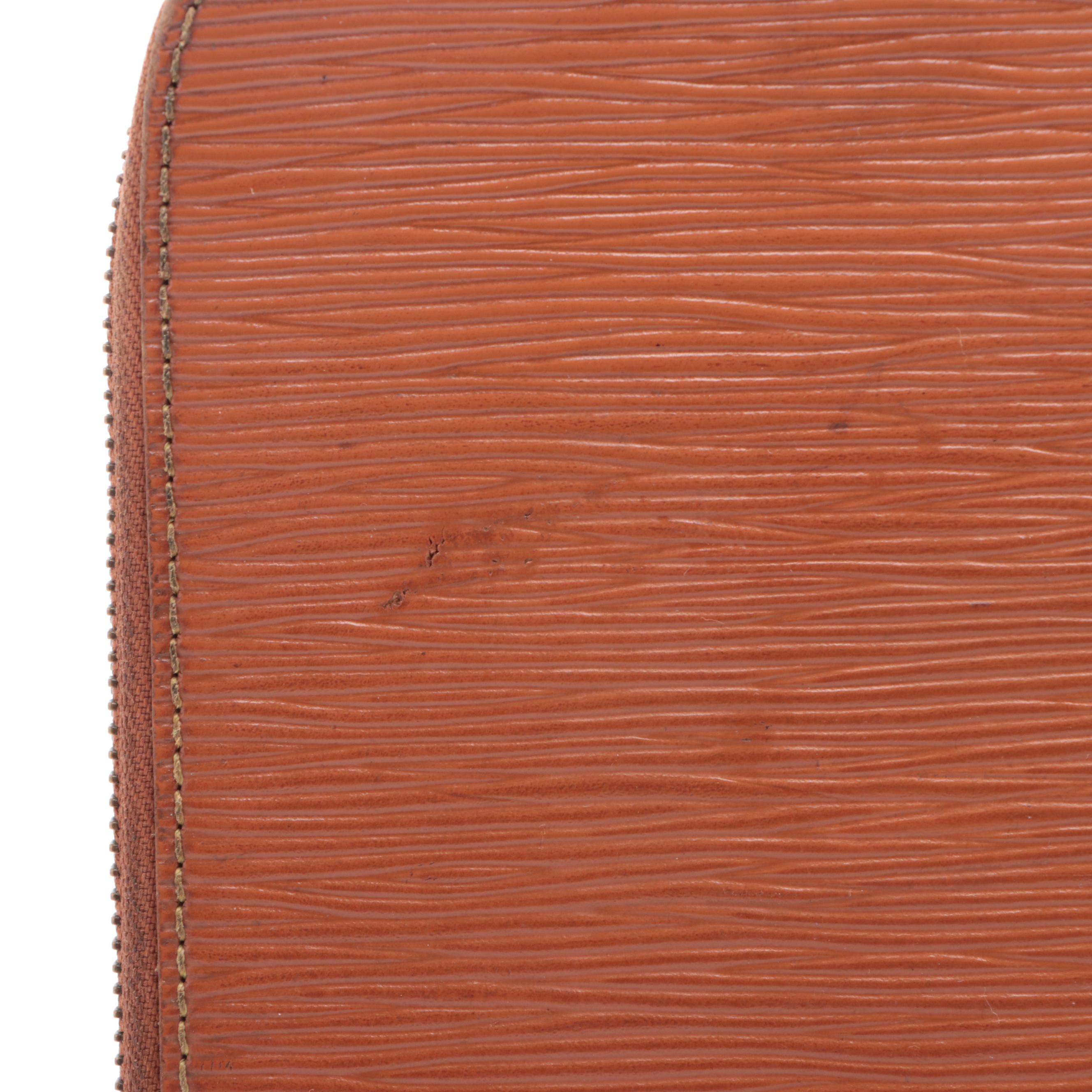 Louis Vuitton Large Zip-Around Document Case in Cipango Gold Epi Leather