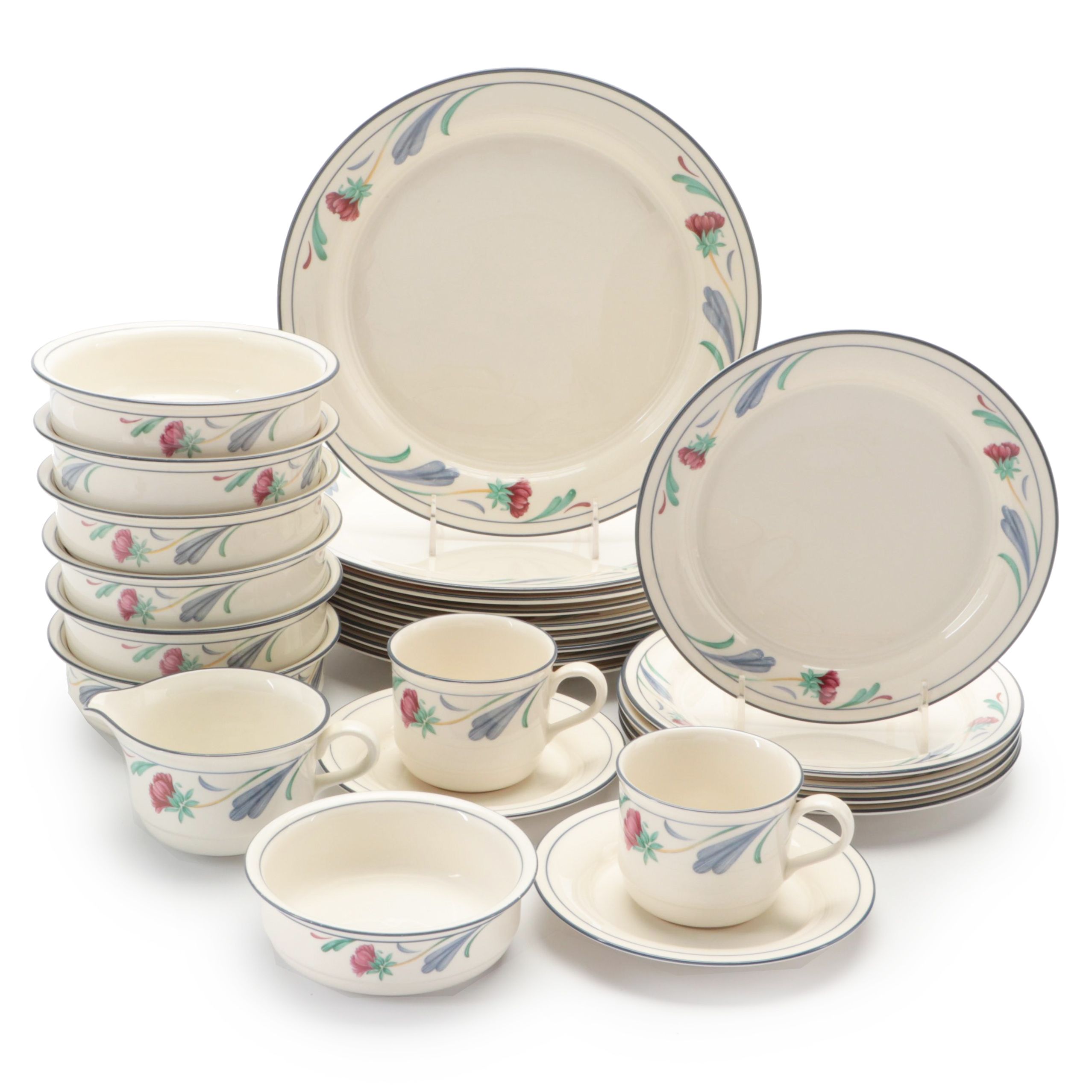 Lenox "Poppies on Blue" Chinastone Dinnerware, 1984-2007