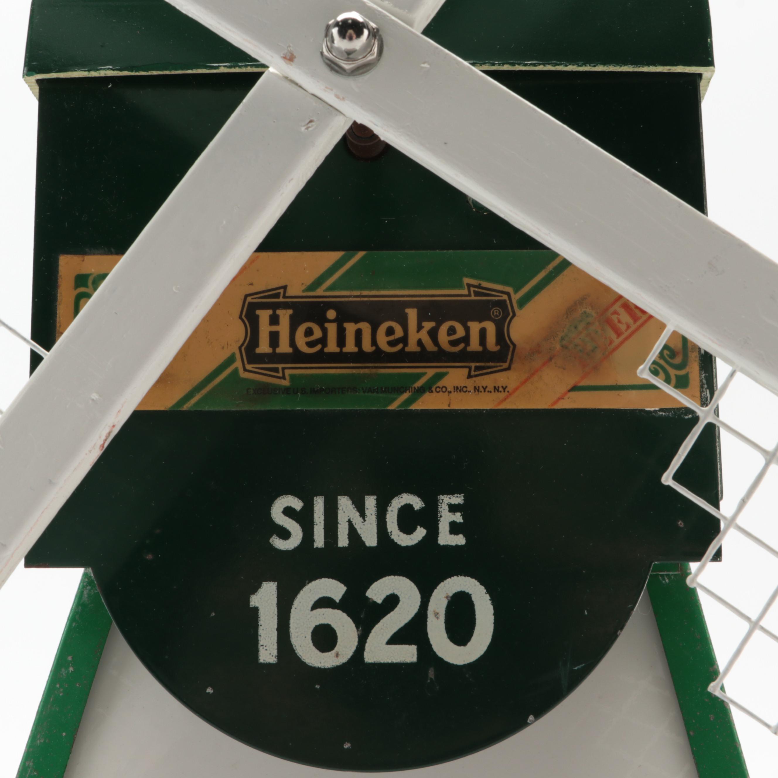 Vintage Heineken Windmill Advertising Bar Light