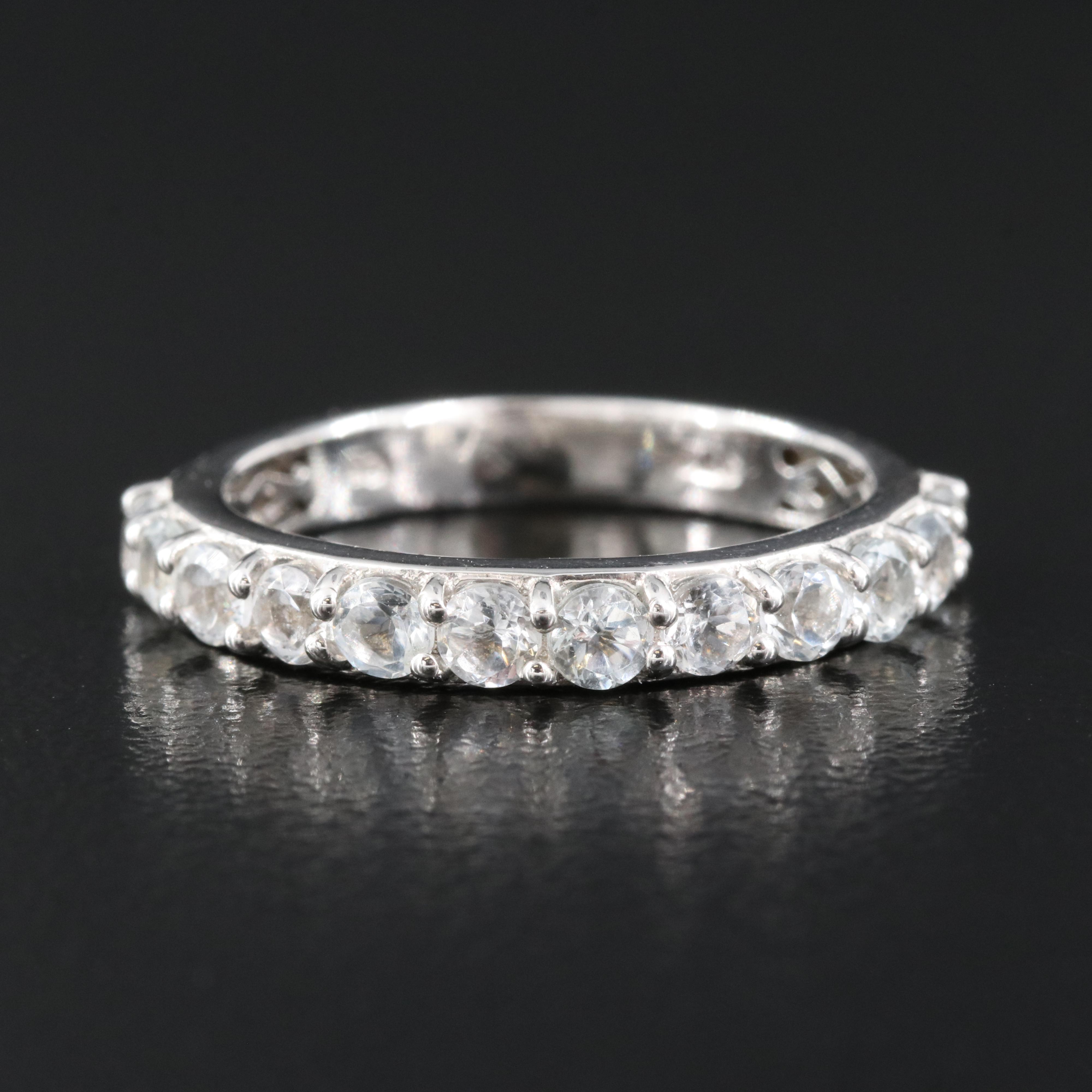 Sterling Aquamarine Ring