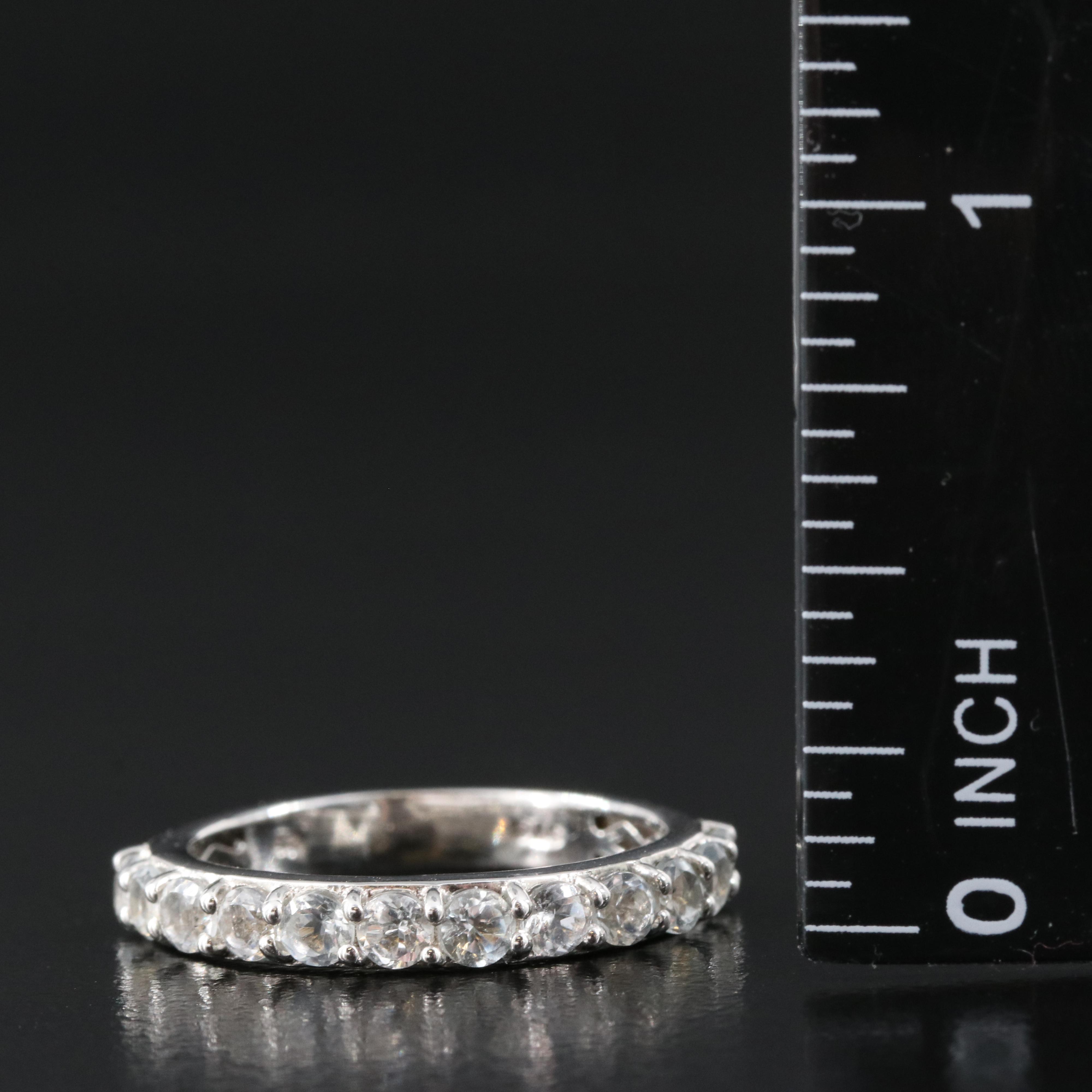 Sterling Aquamarine Ring