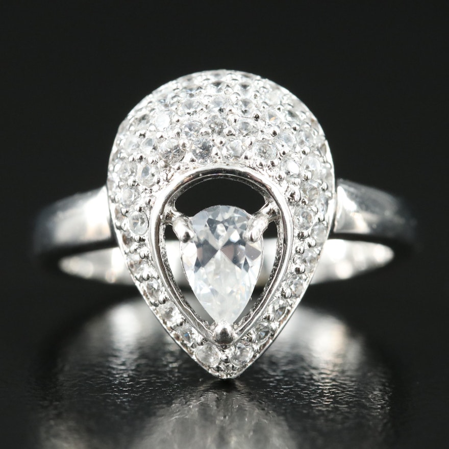 Sterling Zircon Ring