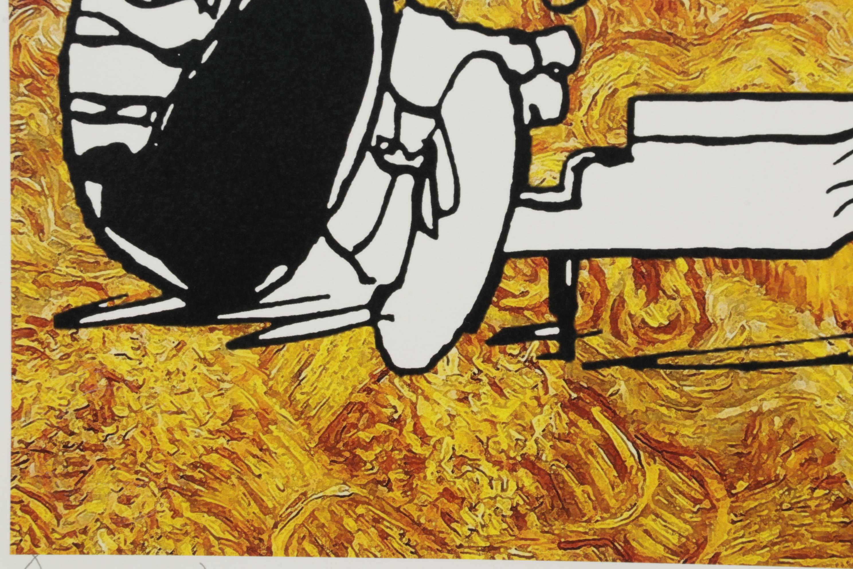 Death NYC Pop Art Graphic Print of Lucy and Schroeder