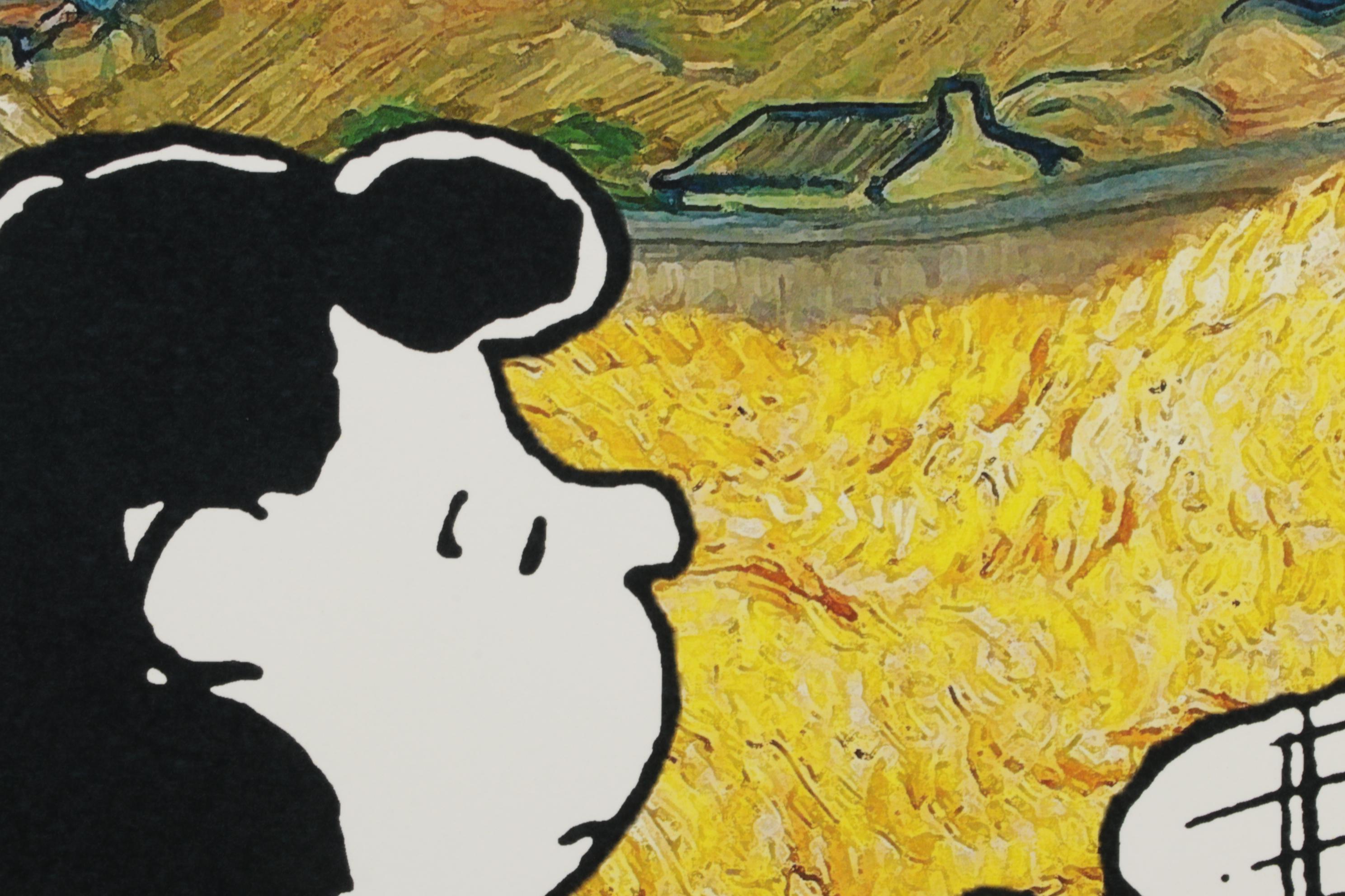 Death NYC Pop Art Graphic Print of Lucy and Schroeder