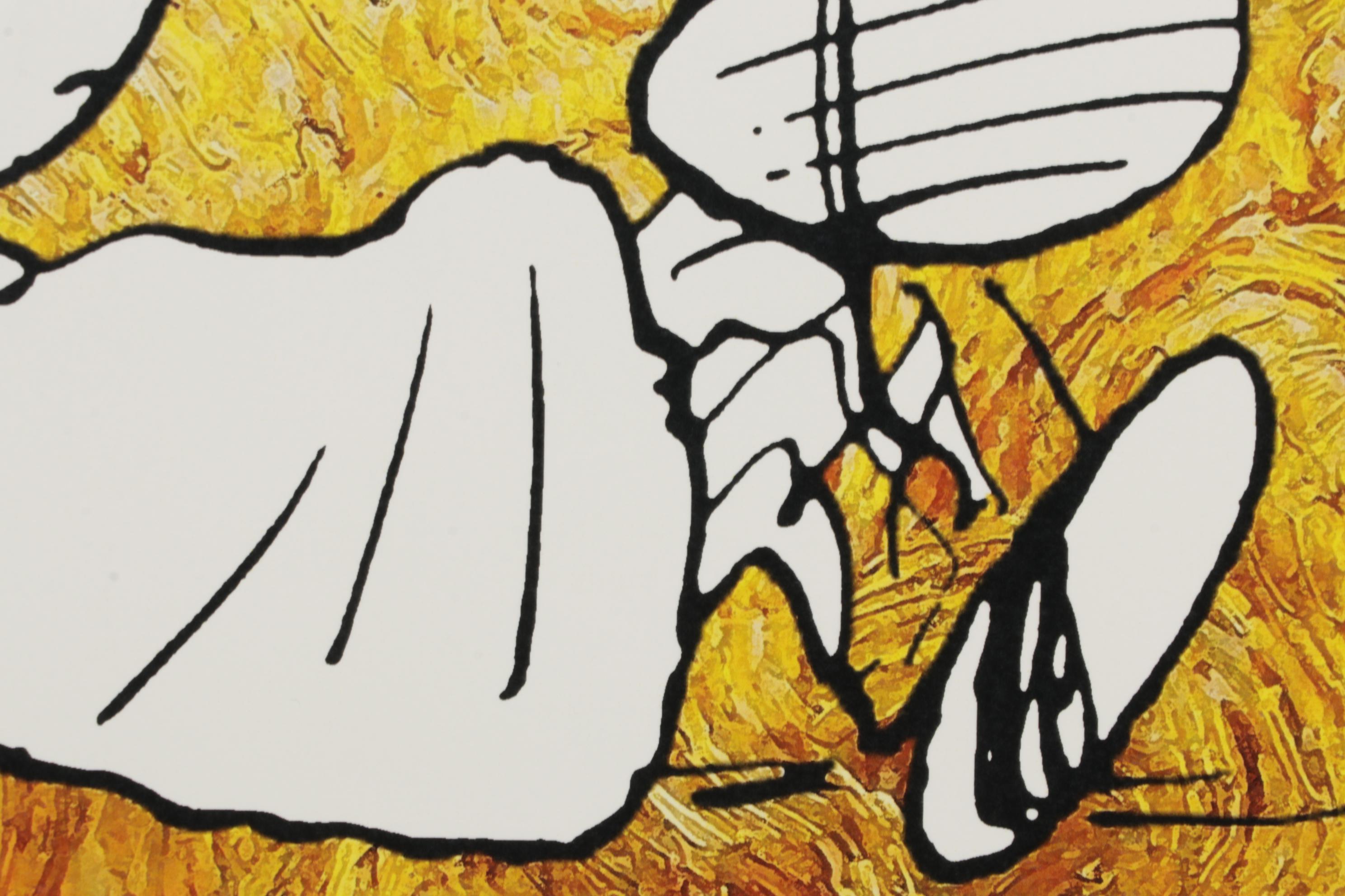 Death NYC Pop Art Graphic Print of Lucy and Schroeder